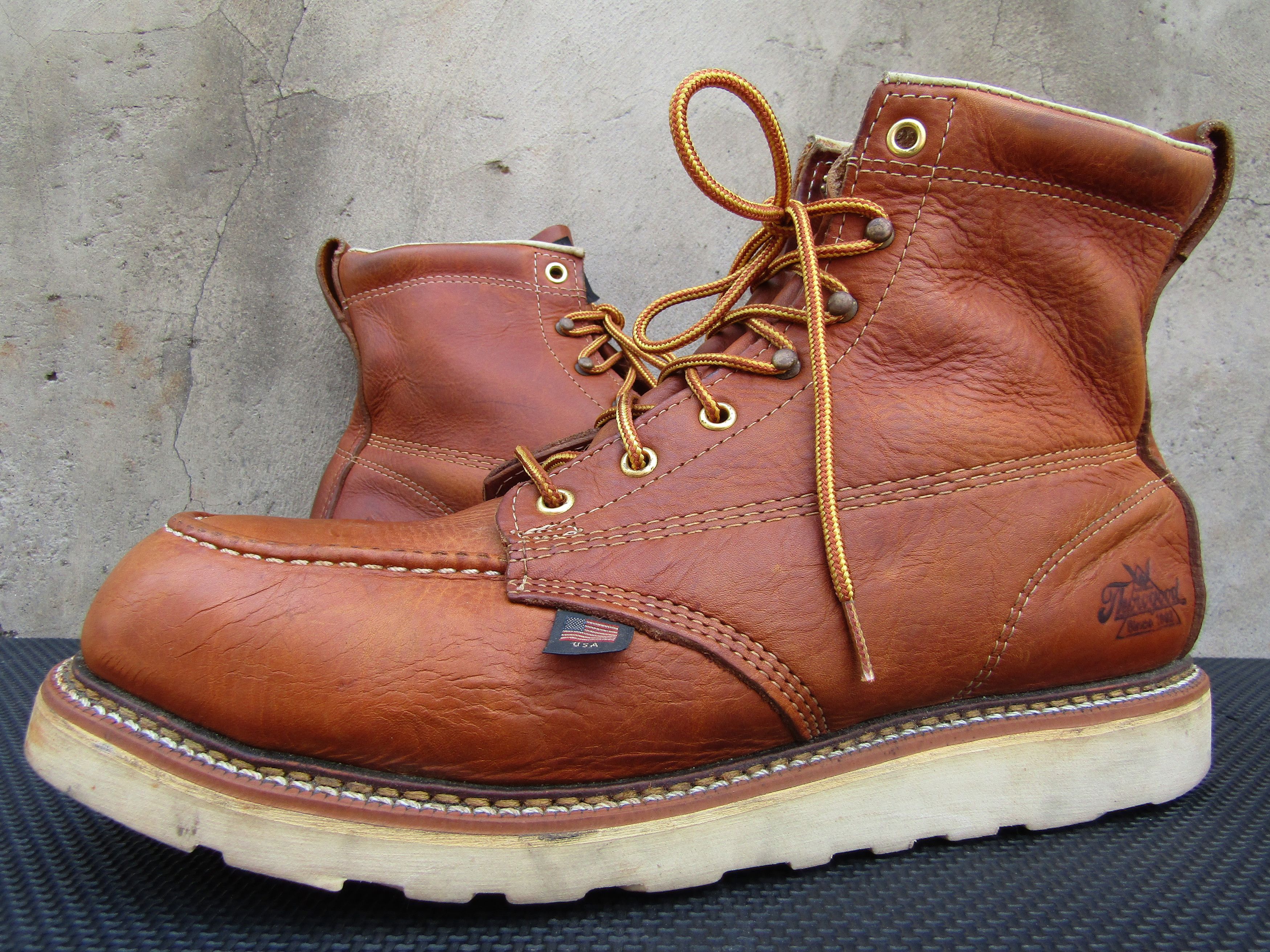 Thorogood Thorogood 804-4200 American Heritage 6”Steel Toe Work Boots Size US 11 / EU 44 - 1 Thumbnail