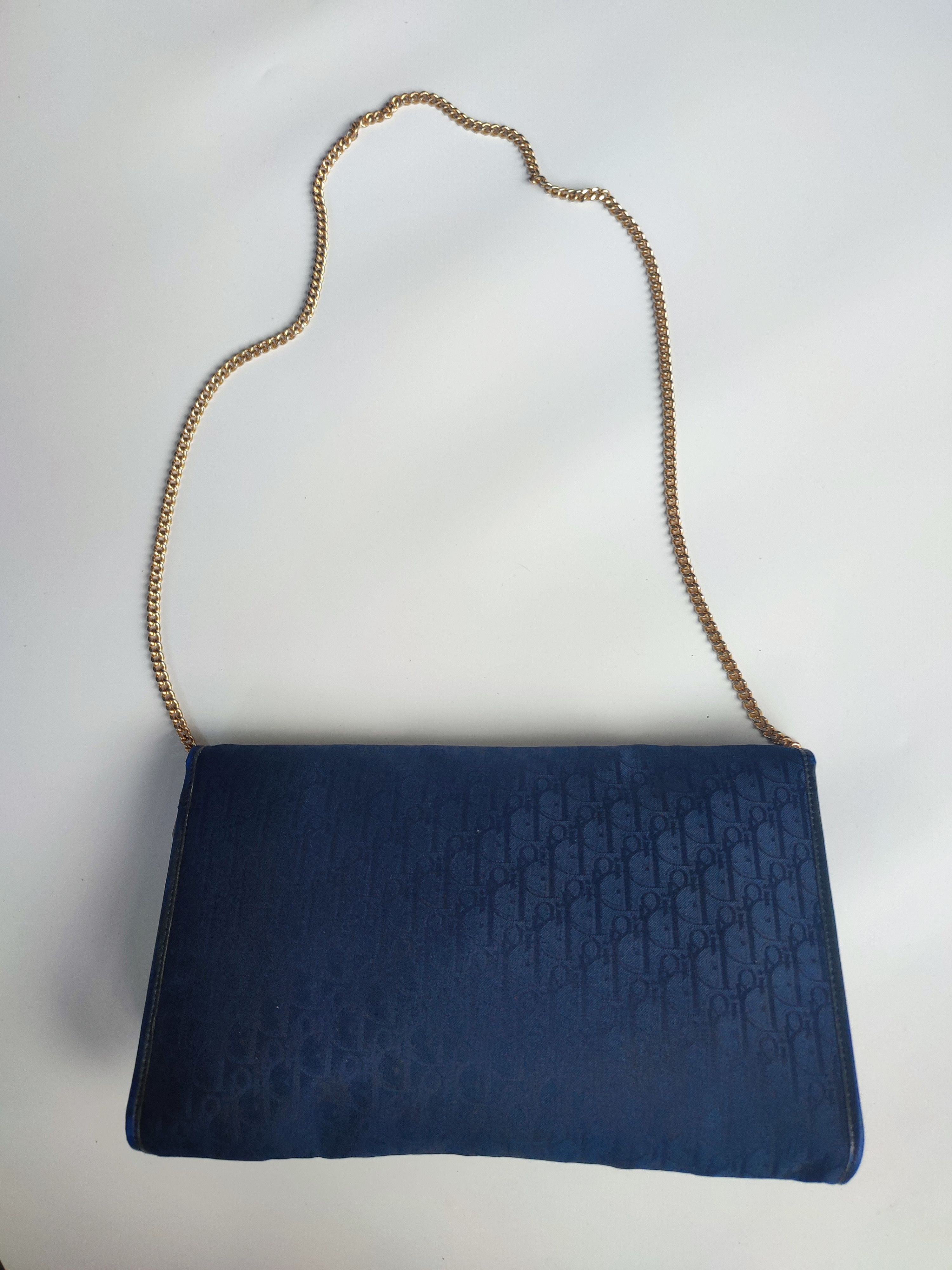 Christian Dior Monsieur CHRISTIAN DIOR TROTTER LOGO JACQUARD CHAIN BAG Size ONE SIZE - 2 Thumbnail