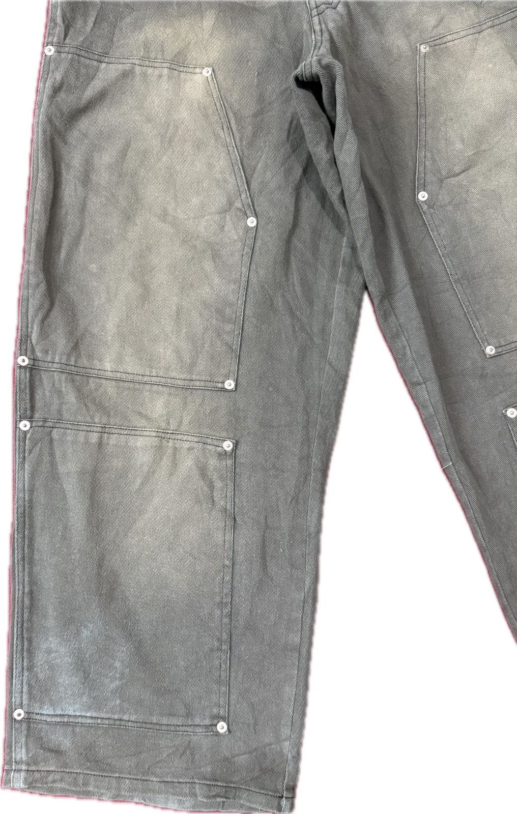Wish Me Luck Baggy Style Japanese Brand Wish Forever Pants Double Knee Size US 29 - 5 Thumbnail