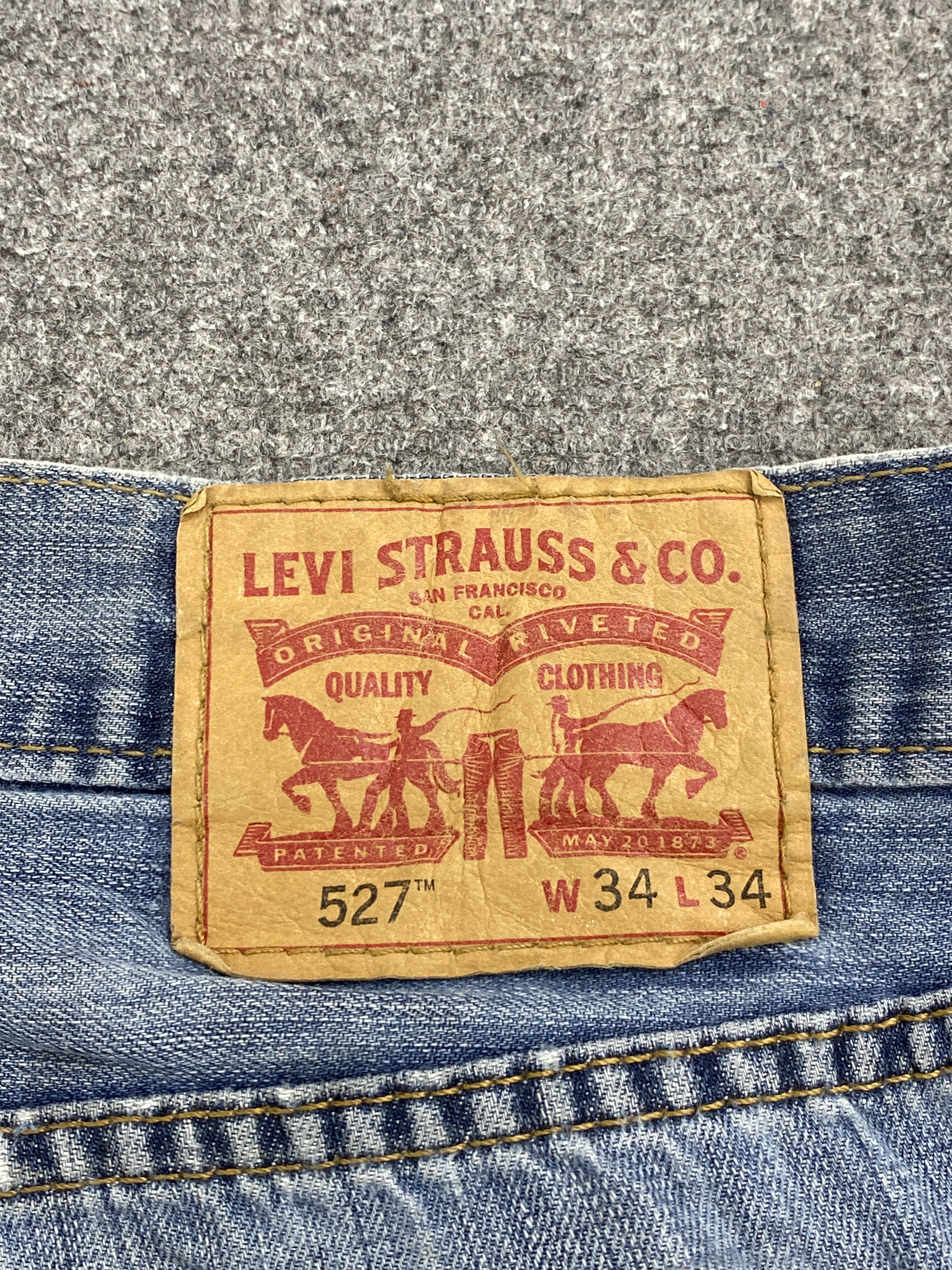 Levi's × Vintage Vintage Levi's 527 Low Bootcut Jeans Size US 34 / EU 50 - 5 Thumbnail