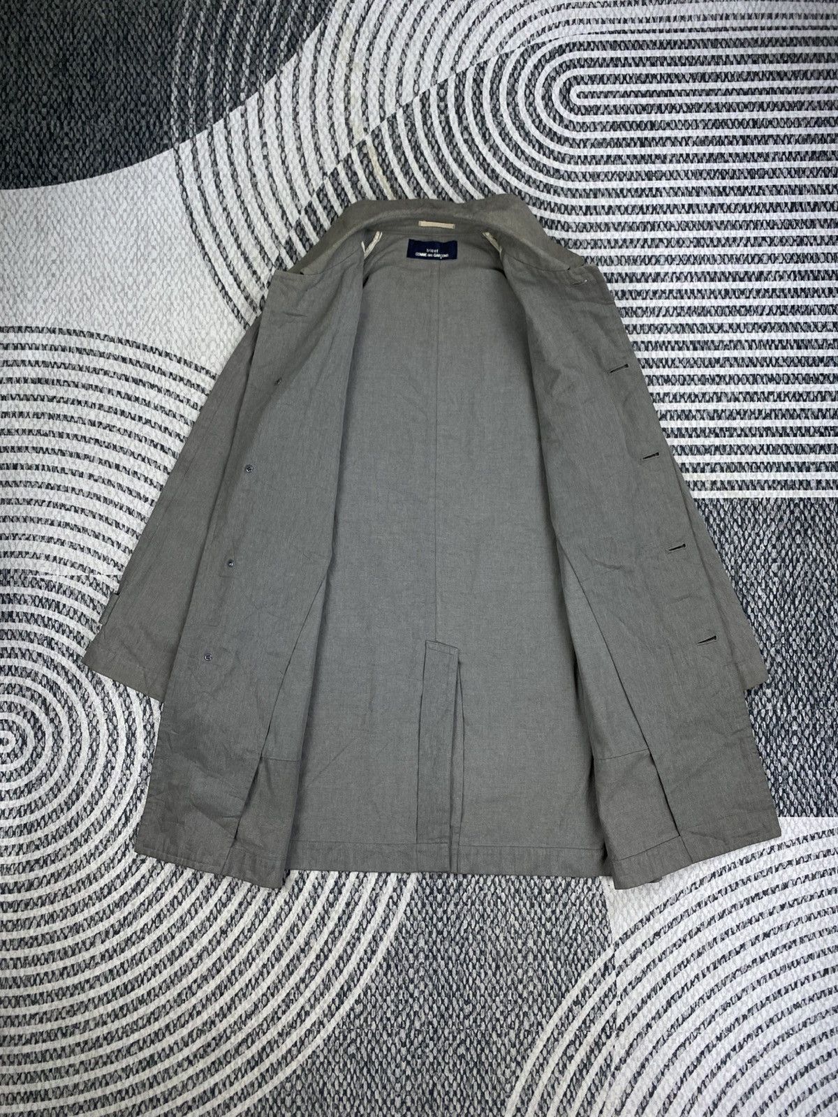 Comme des Garcons Vintage Comme Des Garcons Trench Coat Jacket Size US M / EU 48-50 / 2 - 6 Thumbnail