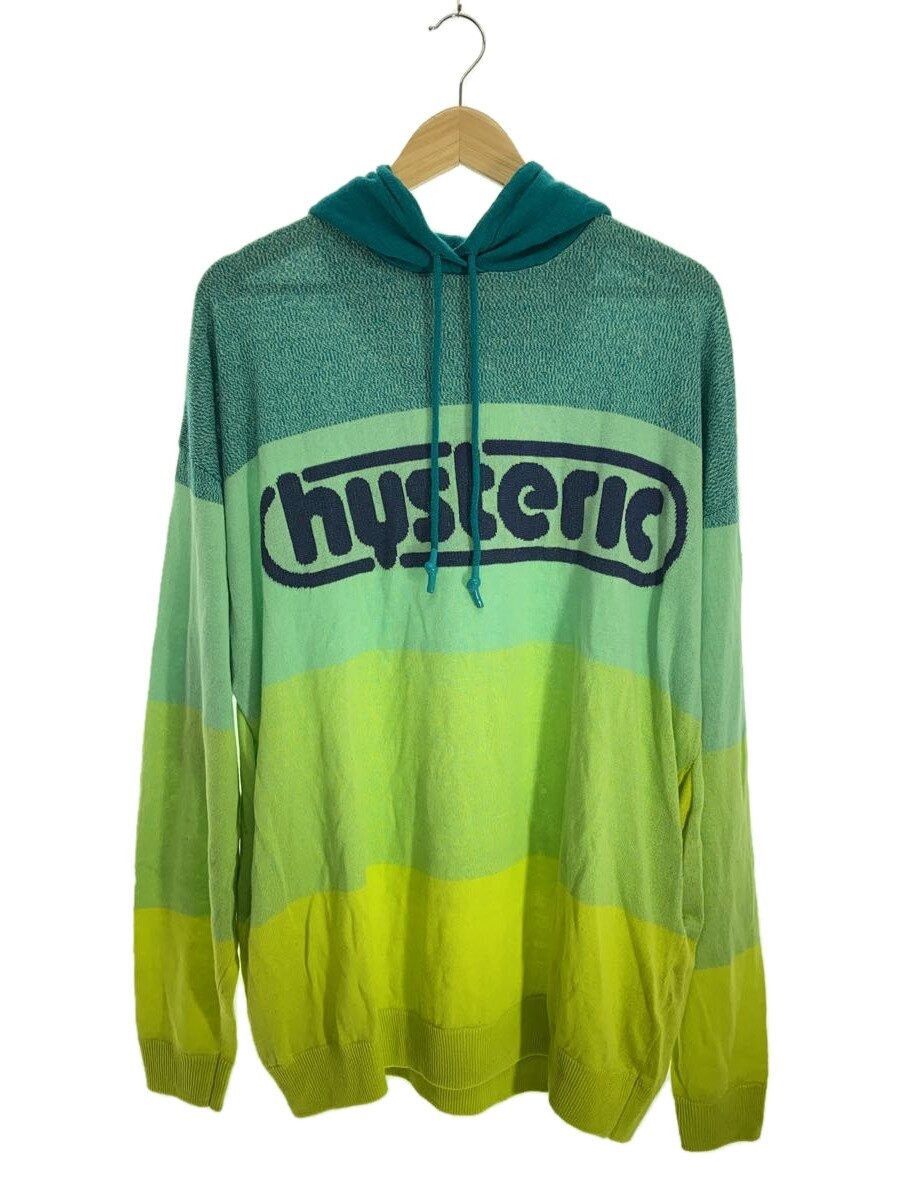 Hysteric Glamour Striped Logo Knit Hoodie Size US L / EU 52-54 / 3 - 1 Thumbnail