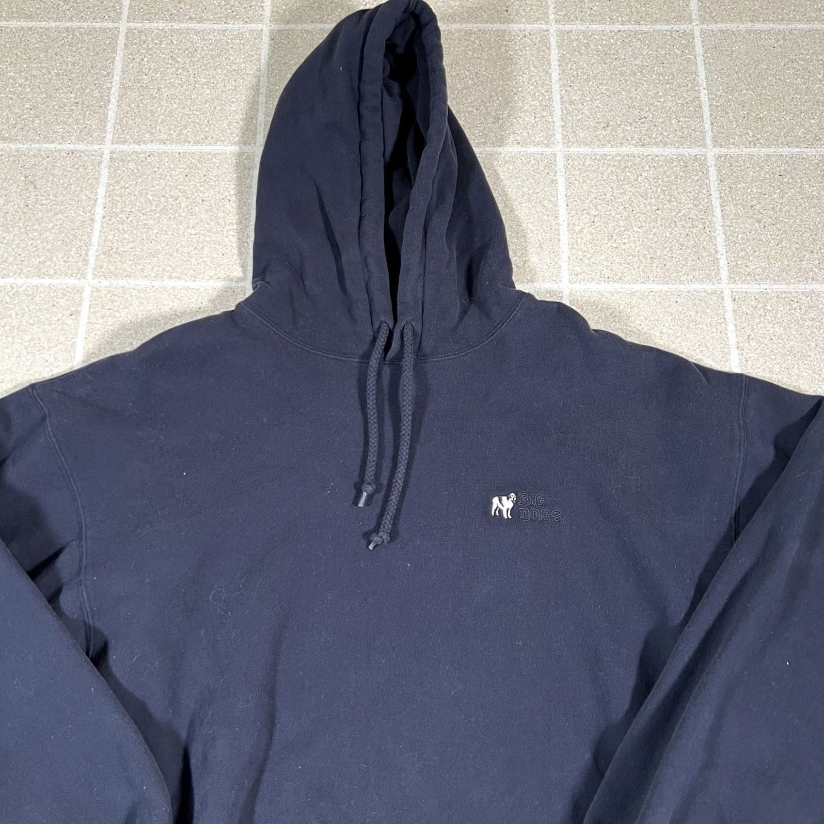 Big Dogs VINTAGE Big Dogs Hoodie Shirt Mens Large Blue Embroidered Hooded Pullover Sweatshirt Size US L / EU 52-54 / 3 - 2 Thumbnail
