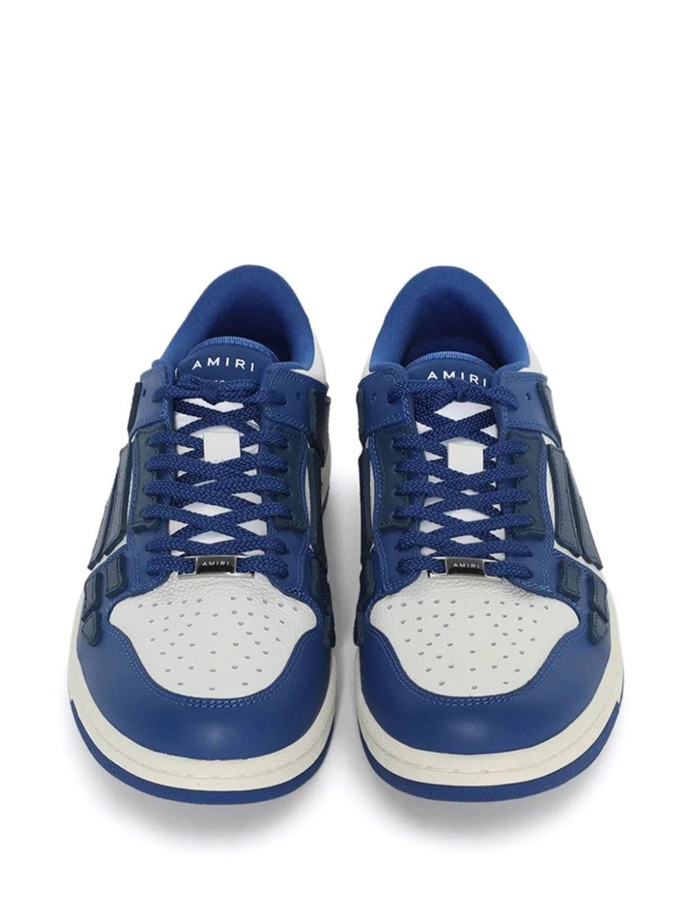 Amiri os11x0326 Skelton Low-Top Sneakers in Blue/White Size US 9 / EU 42 - 3 Thumbnail