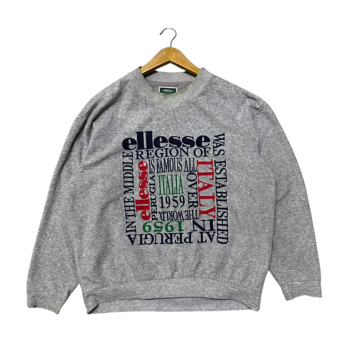 Ellesse Vintage 90s Ellesse golf polartec fleece sweatshirt Size US L / EU 52-54 / 3 - 1 Thumbnail