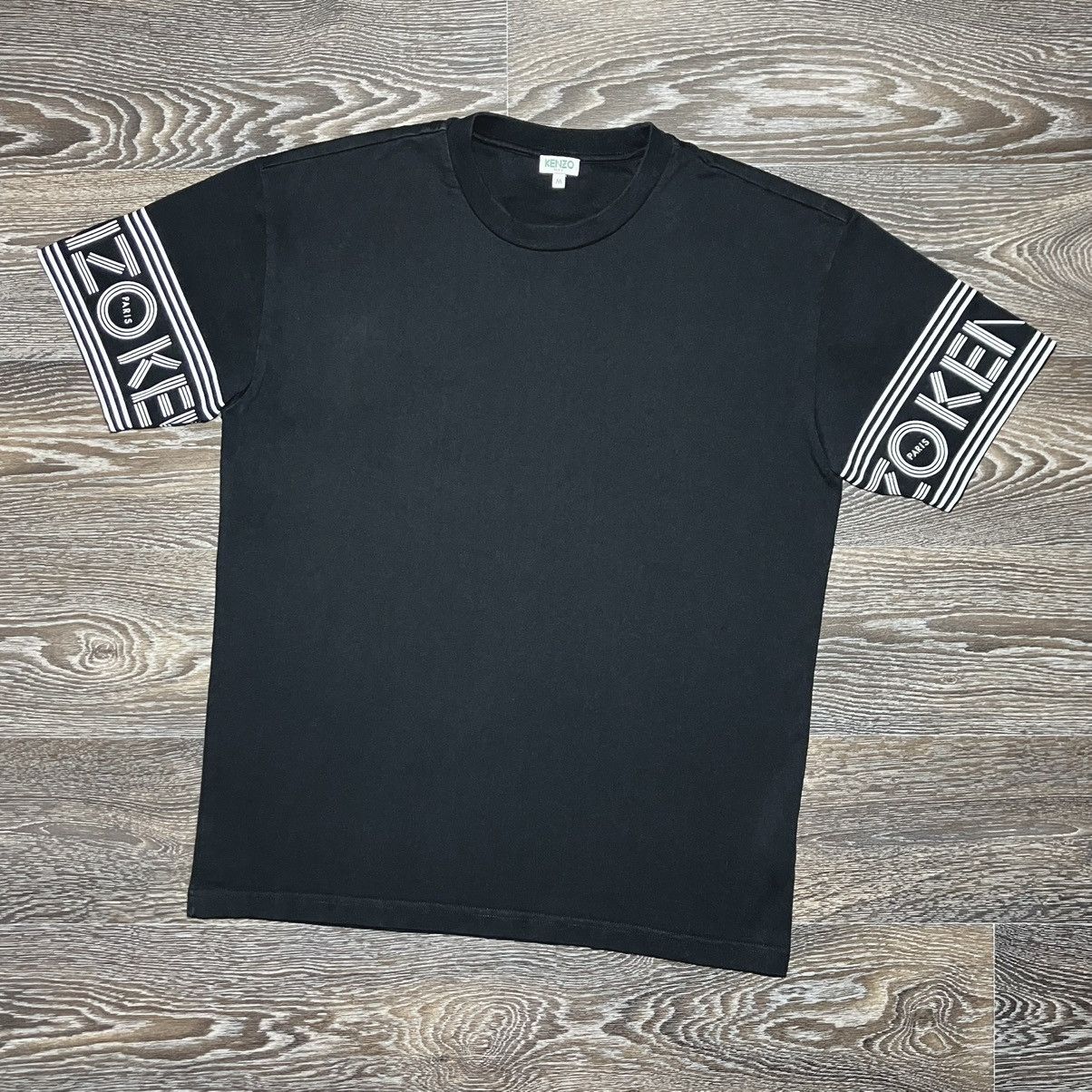 KENZO Paris Cuff Print Crewneck T-shirt