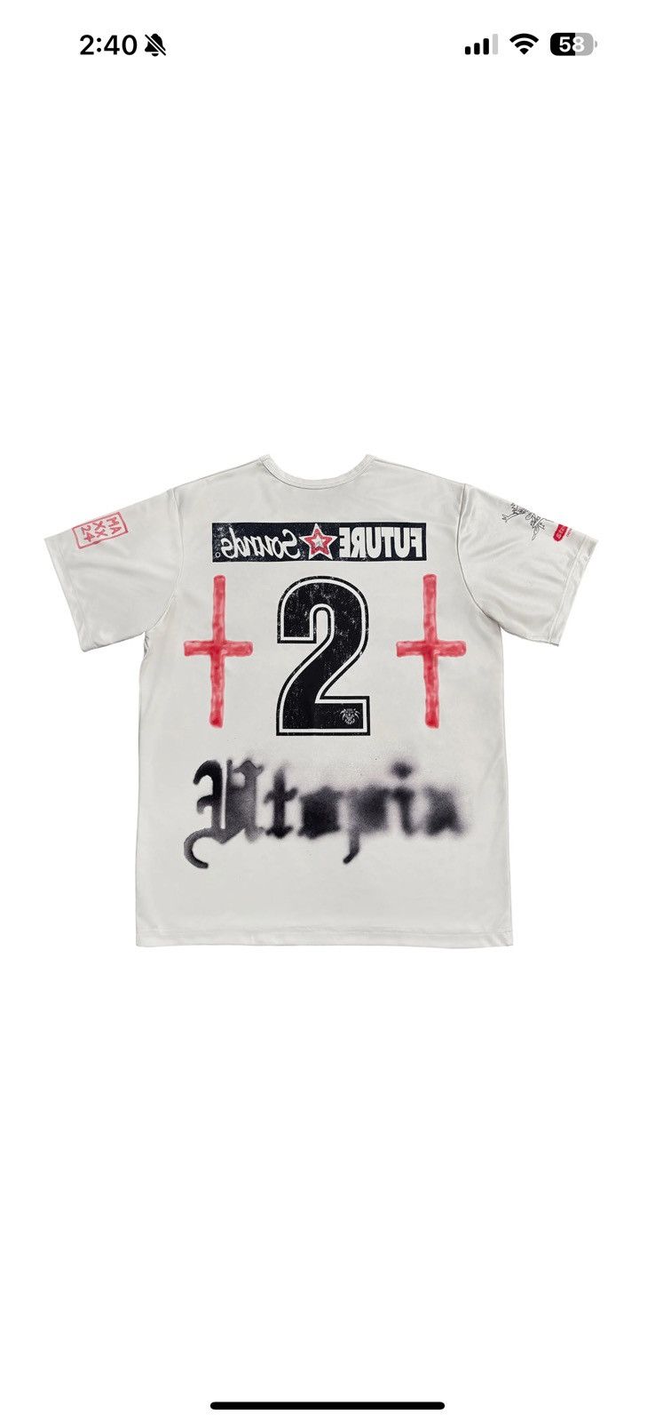 Travis Scott Travis Scott MetLife Football Jersey | Grailed