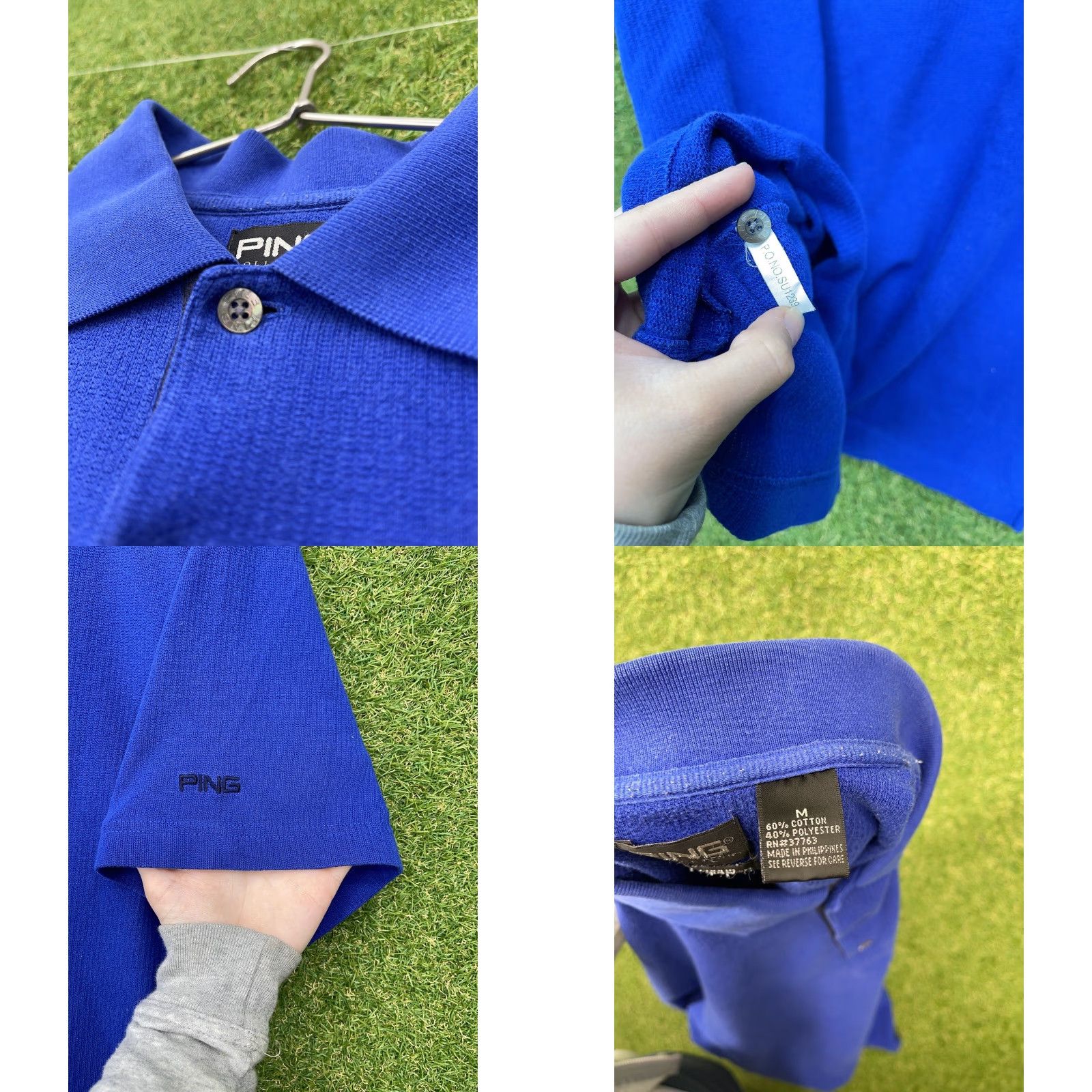 Vintage Ping Polo Shirt Mens Medium Short Sleeve Blue Size US M / EU 48-50 / 2 - 8 Thumbnail