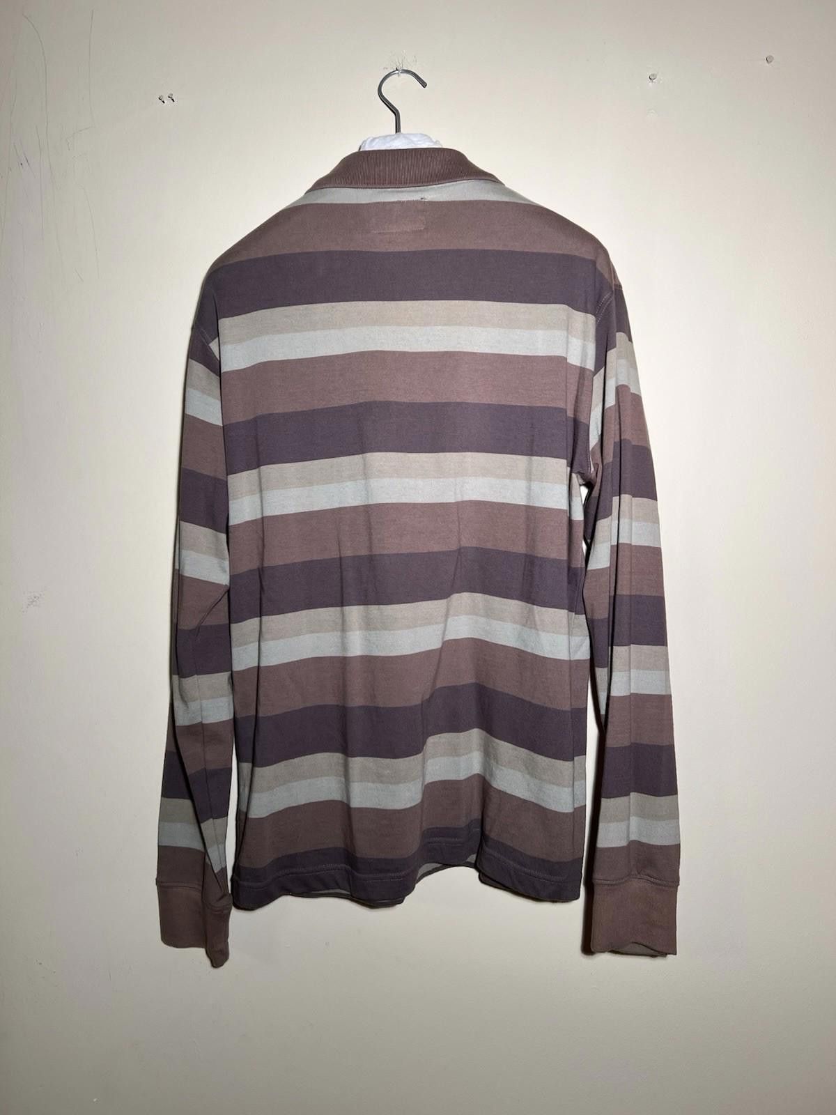 Stussy Pre-Owned Vintage Stussy Long Sleeve Polo Medium Brown Size US M / EU 48-50 / 2 - 5 Thumbnail