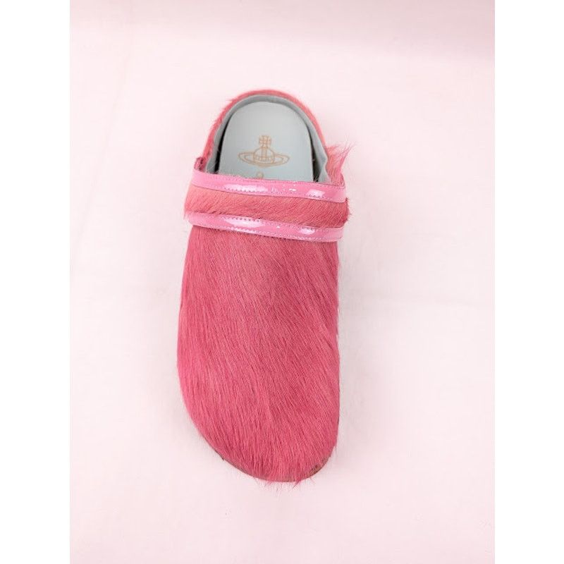Vivienne Westwood o1rshd1 Oz Clogs With Hair Calf in Pink Size US 11 / EU 44 - 6 Thumbnail