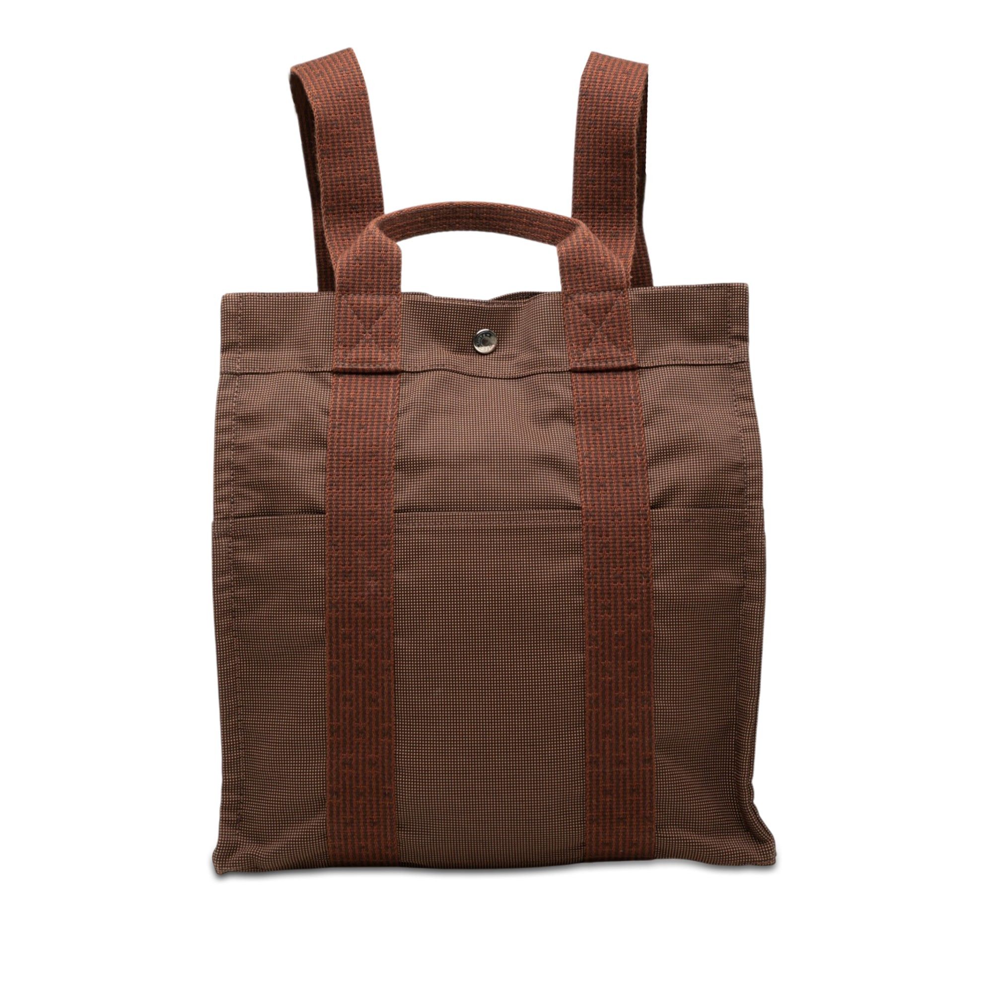 Hermes Canvas Herline Backpack MM Size ONE SIZE - 1 Thumbnail