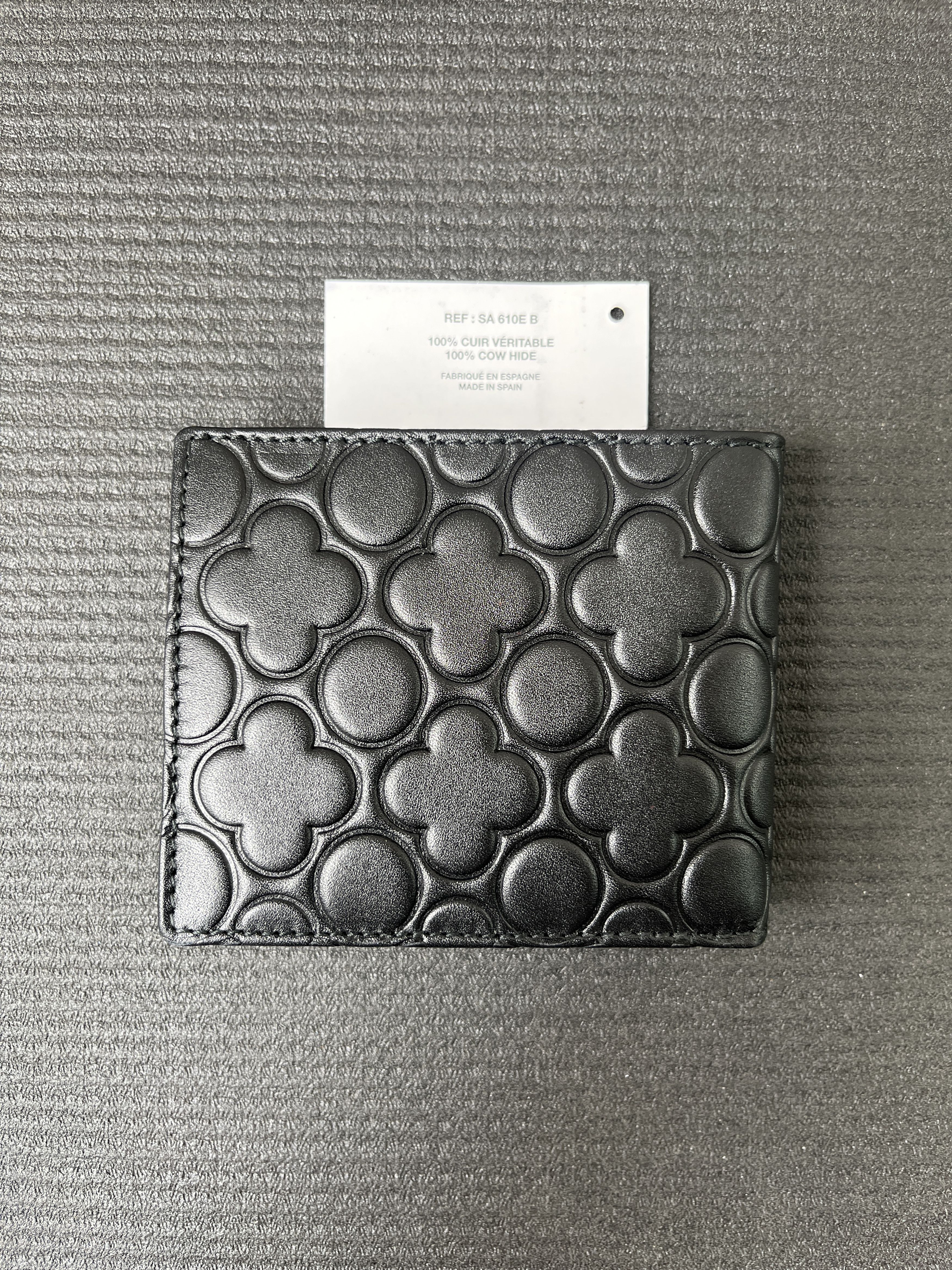 Comme des Garcons Comme des Garcons Embossed B Bifold Wallet Size ONE SIZE - 3 Thumbnail