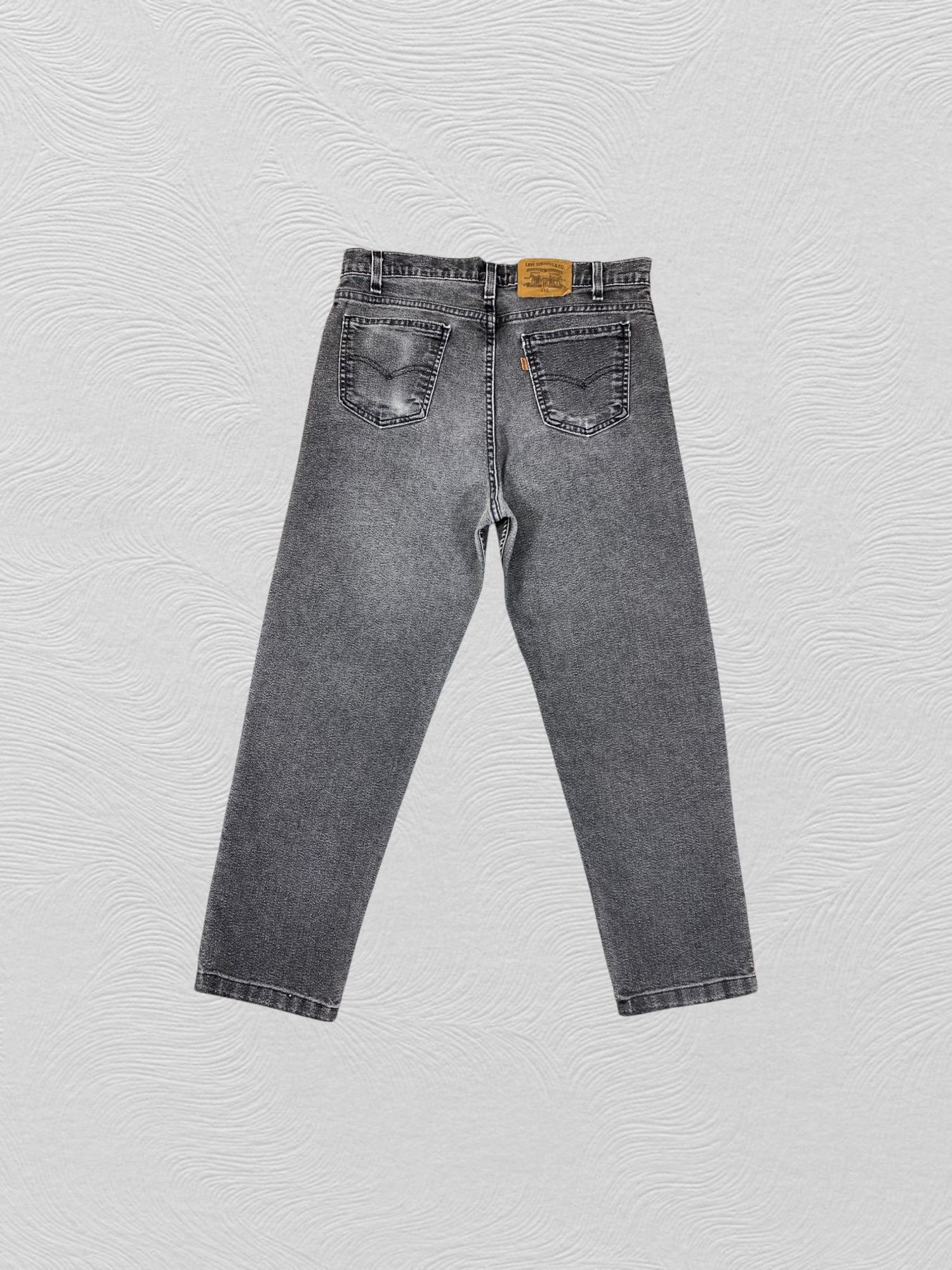 Levi's Black Distressed Vintage Levi's 540 Flex Denim 34x28 -JN481 Size US 34 / EU 50 - 2 Thumbnail