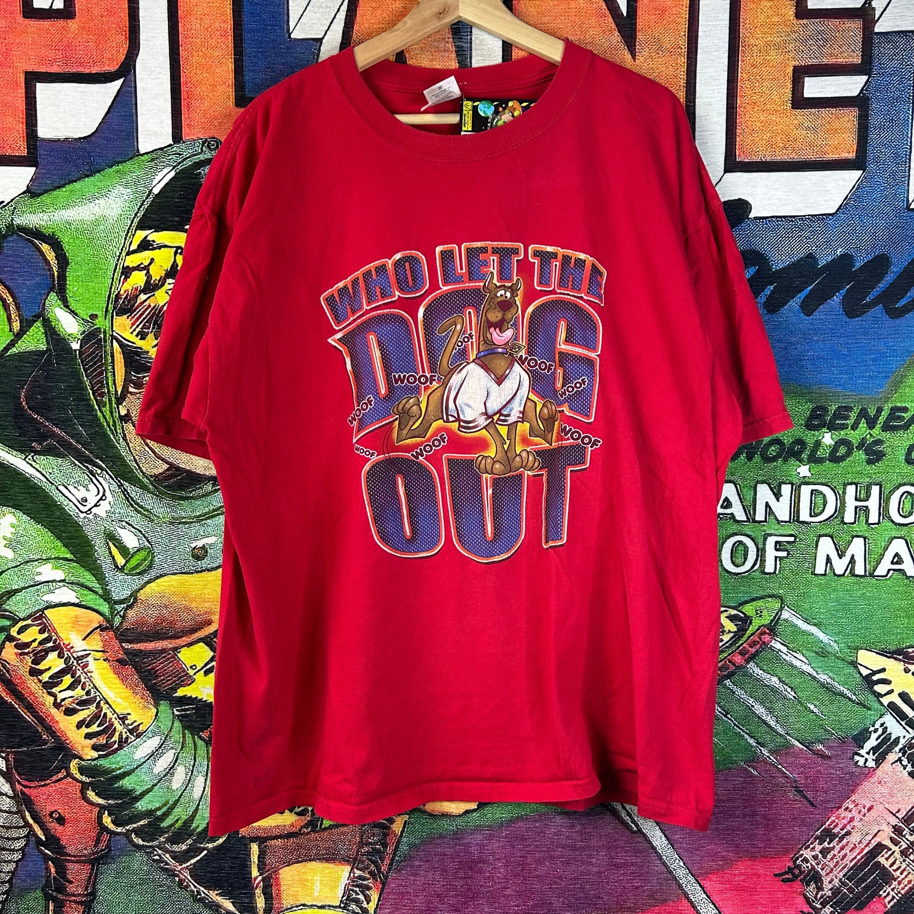 Vintage Y2K Scooby-Doo ‘Who Let the Dogs Out’ Tee Size 2XL Size US XXL / EU 58 / 5 - 1 Thumbnail