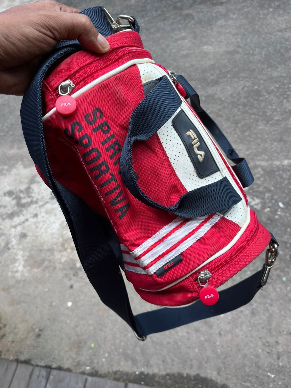 Fila VTG 2007 Fila "Spirito Sportivo" Mini Duffle Sling Bag Y2K Size ONE SIZE - 4 Thumbnail