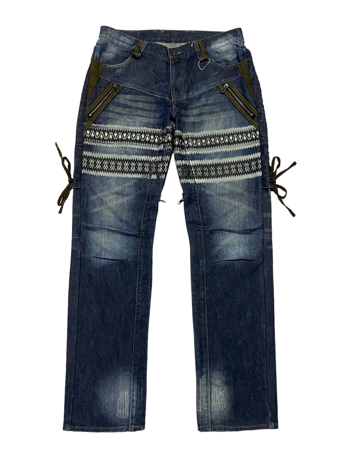 Japanese Brand × PPFM Hot‼️PPFM Double Thighs Can Be Turned Backwards Denim Size US 32 / EU 48 - 2 Thumbnail