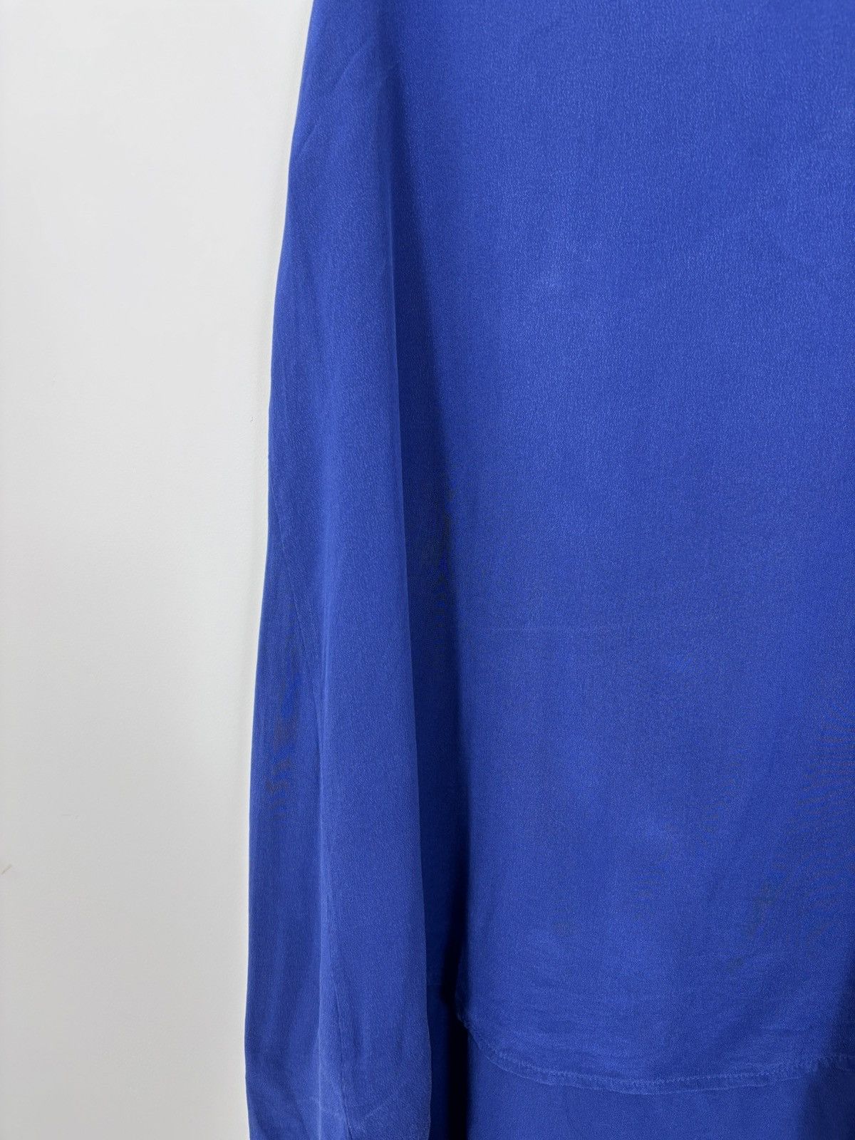 eskandar Eskandar Women’s Lapis Crepe Cascading Sides Silk Dress Size ONE SIZE - 4 Thumbnail