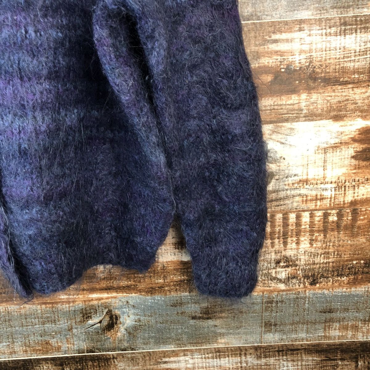 Vintage D Japan vintage mohair shaggy Cardigan knitwear #A2053 Size US S / EU 44-46 / 1 - 8 Thumbnail