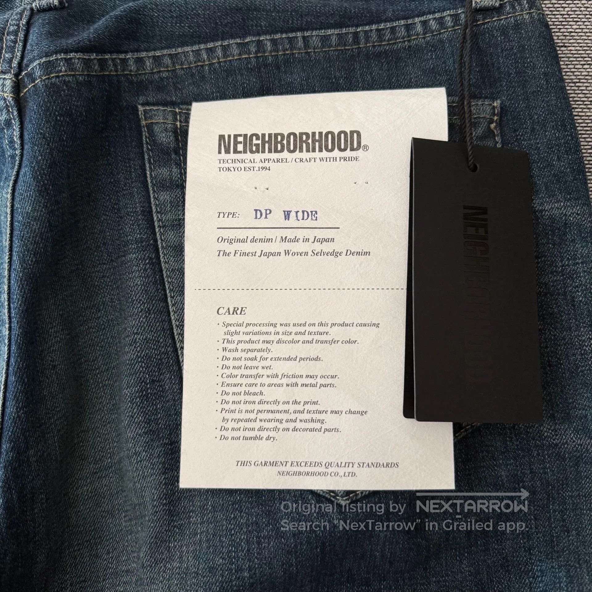 Neighborhood Neighborhood 25SS Washed Jeans. Size US 32 / EU 48 - 6 Thumbnail