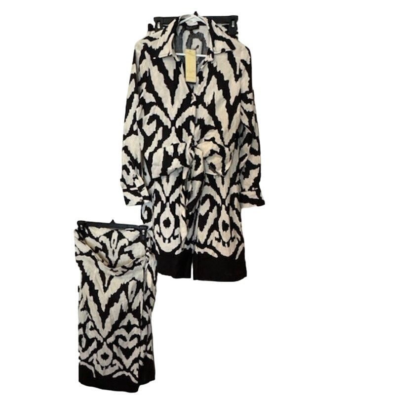 Rachel Zoe RACHEL ZOE 3 Piece Linen Blend Damask Print Set S/M Size M / US 6-8 / IT 42-44 - 6 Thumbnail