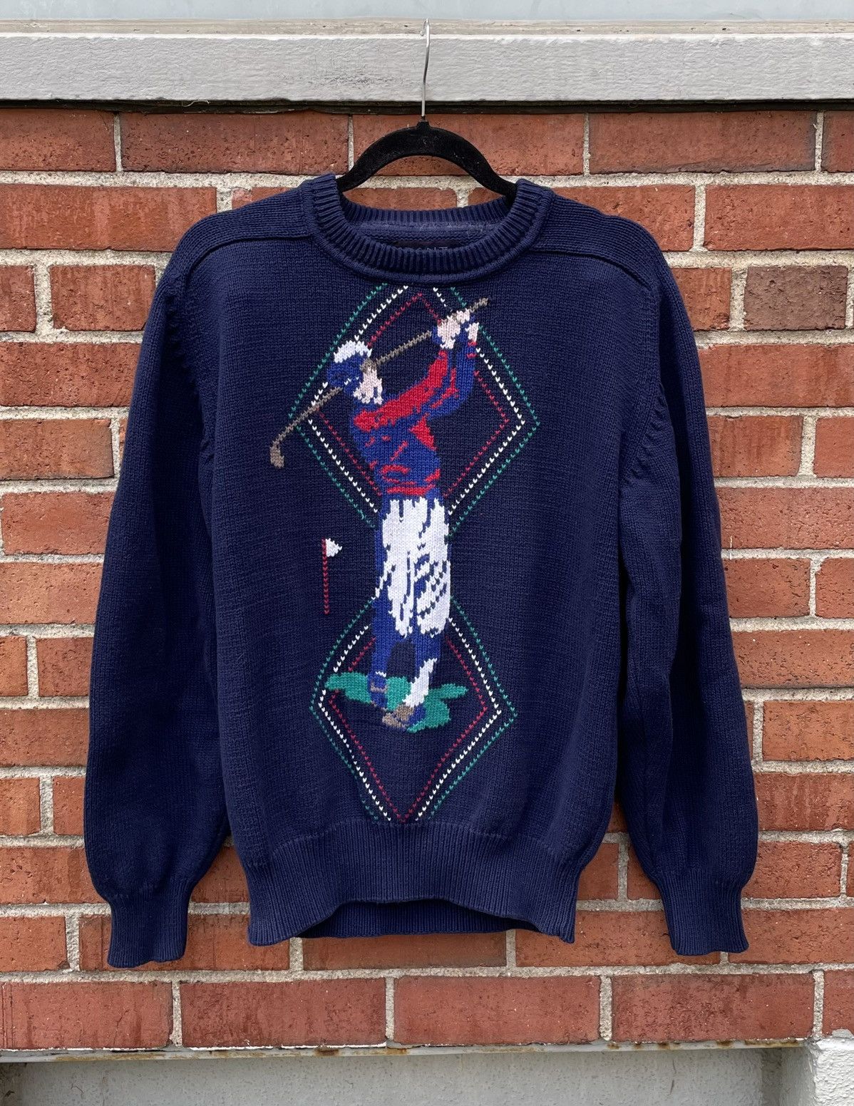 Gant Vintage Gant Mens Golf Sweater , Large , Golf Graphic Size US L / EU 52-54 / 3 - 1 Thumbnail