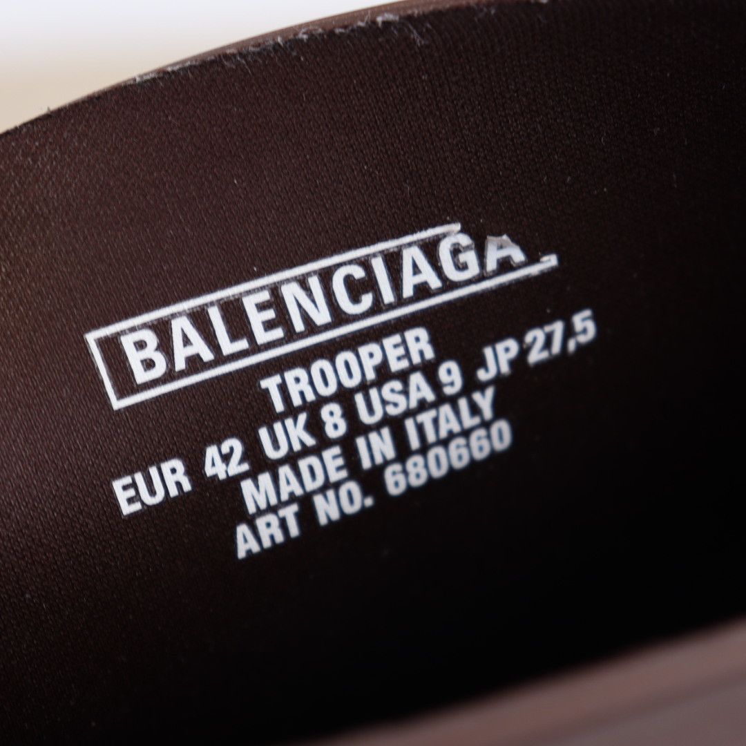Balenciaga o1rshd1 Q:4 / Trooper Rubber Boots in Coffee Brown Size US 9 / EU 42 - 23 Thumbnail
