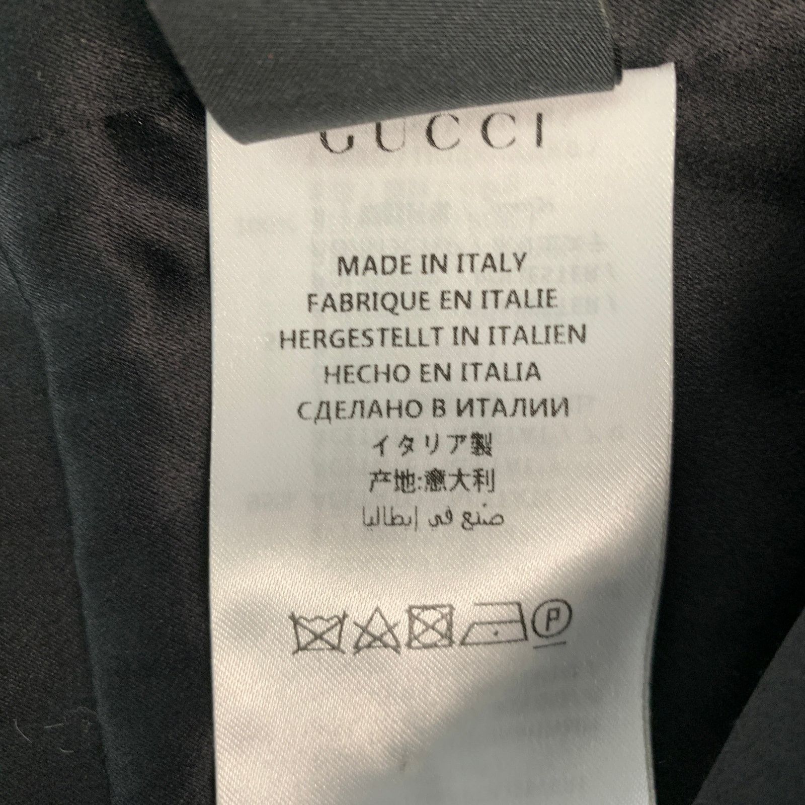 Gucci Size 4 Black Multi Color Polyamide Embellishment Jacket Size S / US 4 / IT 40 - 10 Thumbnail