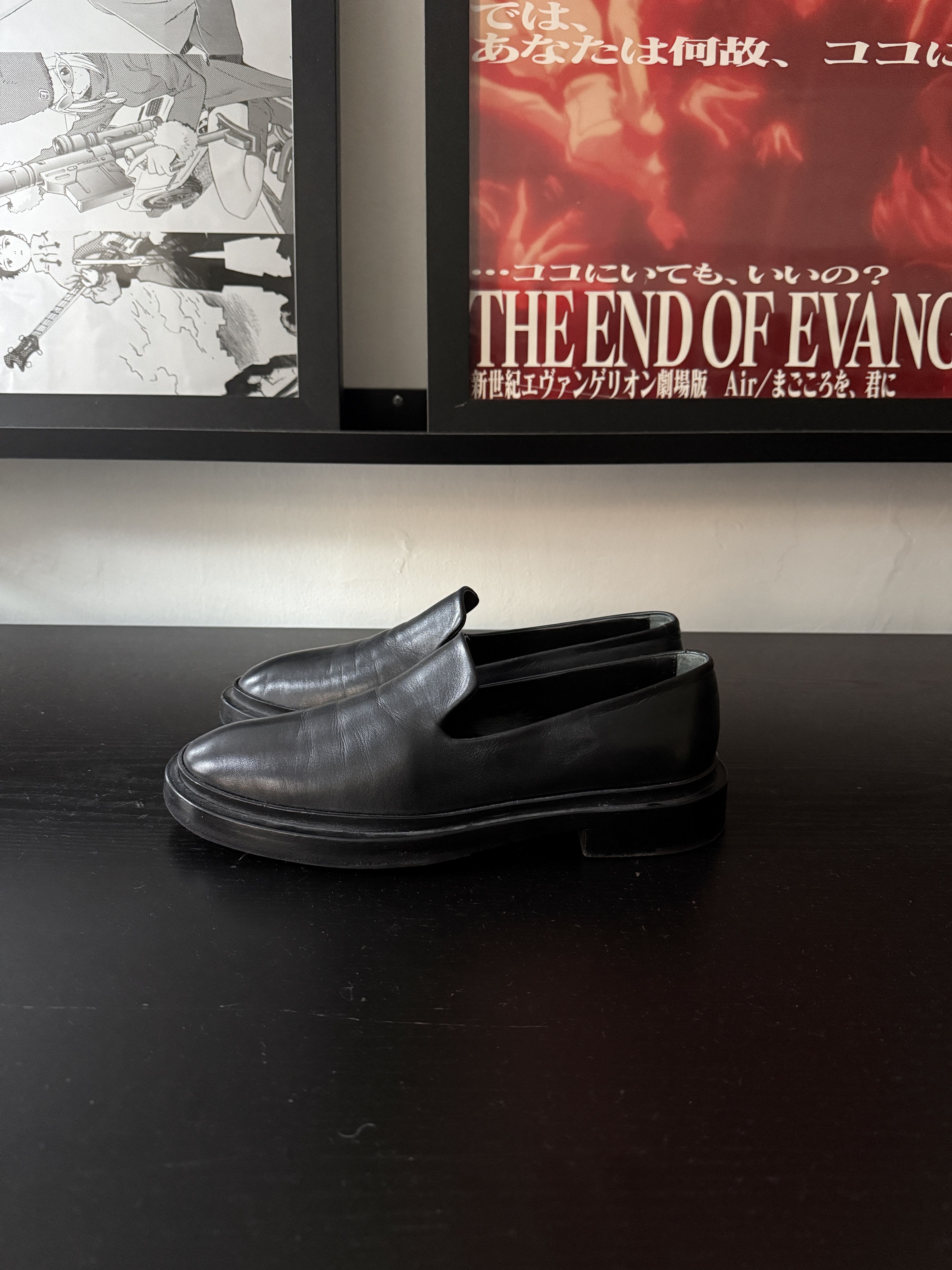 Jil Sander FW22 Black Leather Loafers Size US 7 / EU 40 - 3 Thumbnail