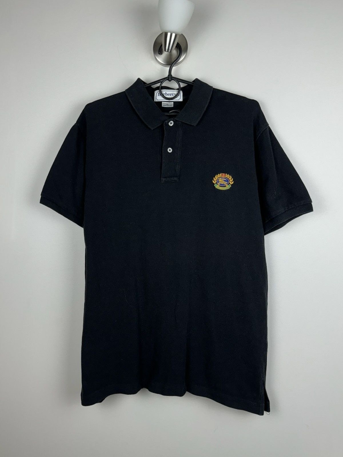 Burberry × Vintage Vintage polo t shirt Burberry original luxury casual item Size US L / EU 52-54 / 3 - 1 Thumbnail