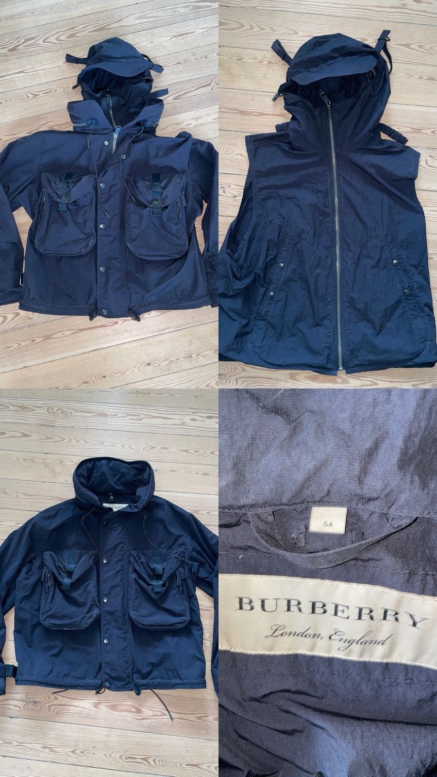 Burberry Burberry Archive Jacket with attacheable vest Size US L / EU 52-54 / 3 - 1 Thumbnail