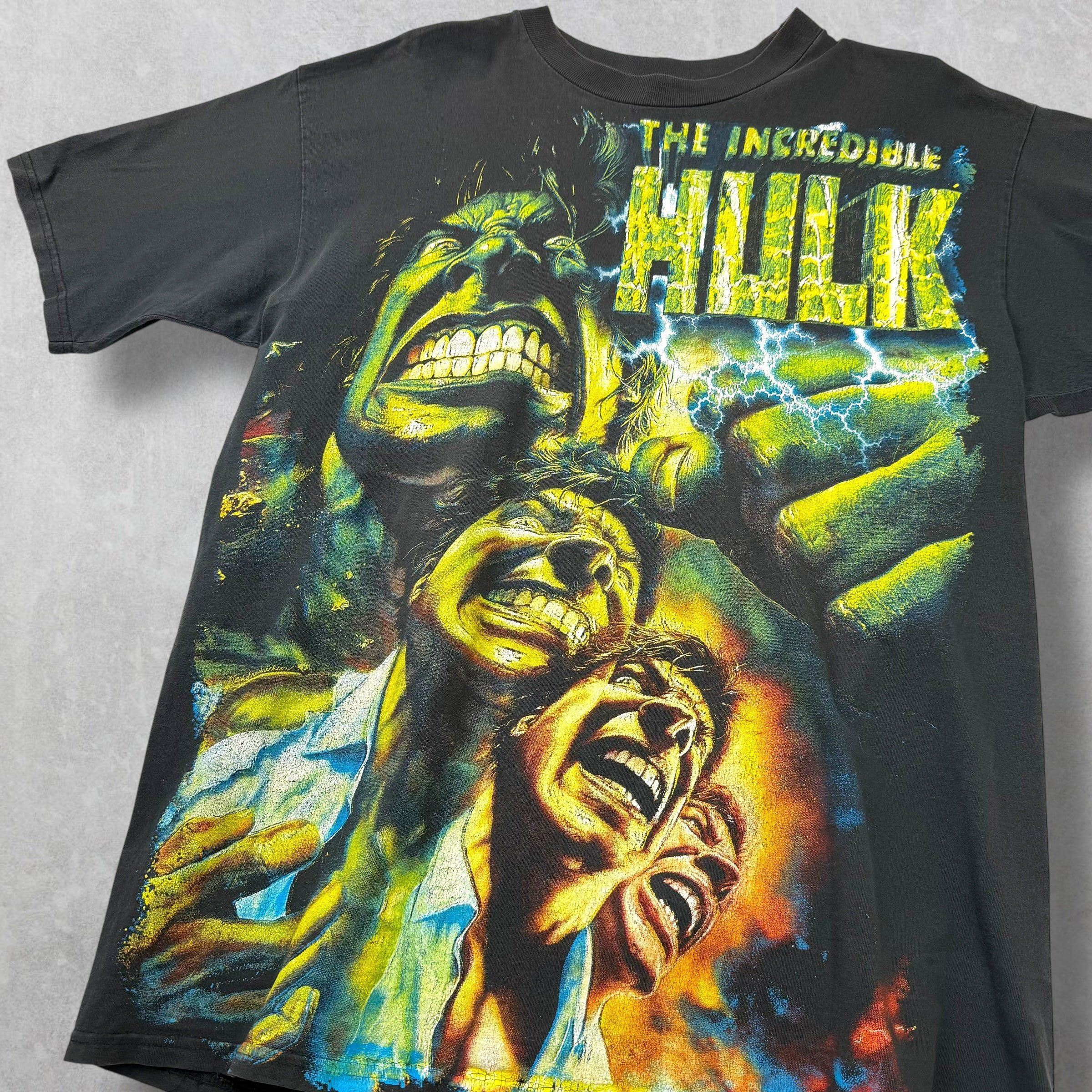 Vintage Vintage 90s Resurreccion The Incredible Hulk Tee XL Size US XL / EU 56 / 4 - 3 Thumbnail