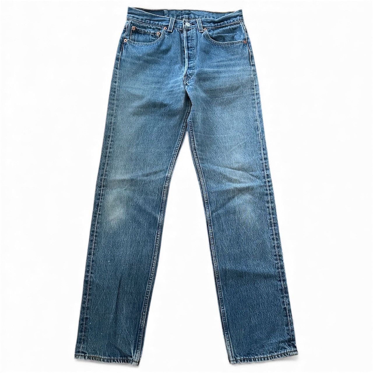 Levi's Vintage 90s Levi’s 501 Denim Jeans Original Fit Button Fly Size US 29 - 1 Thumbnail