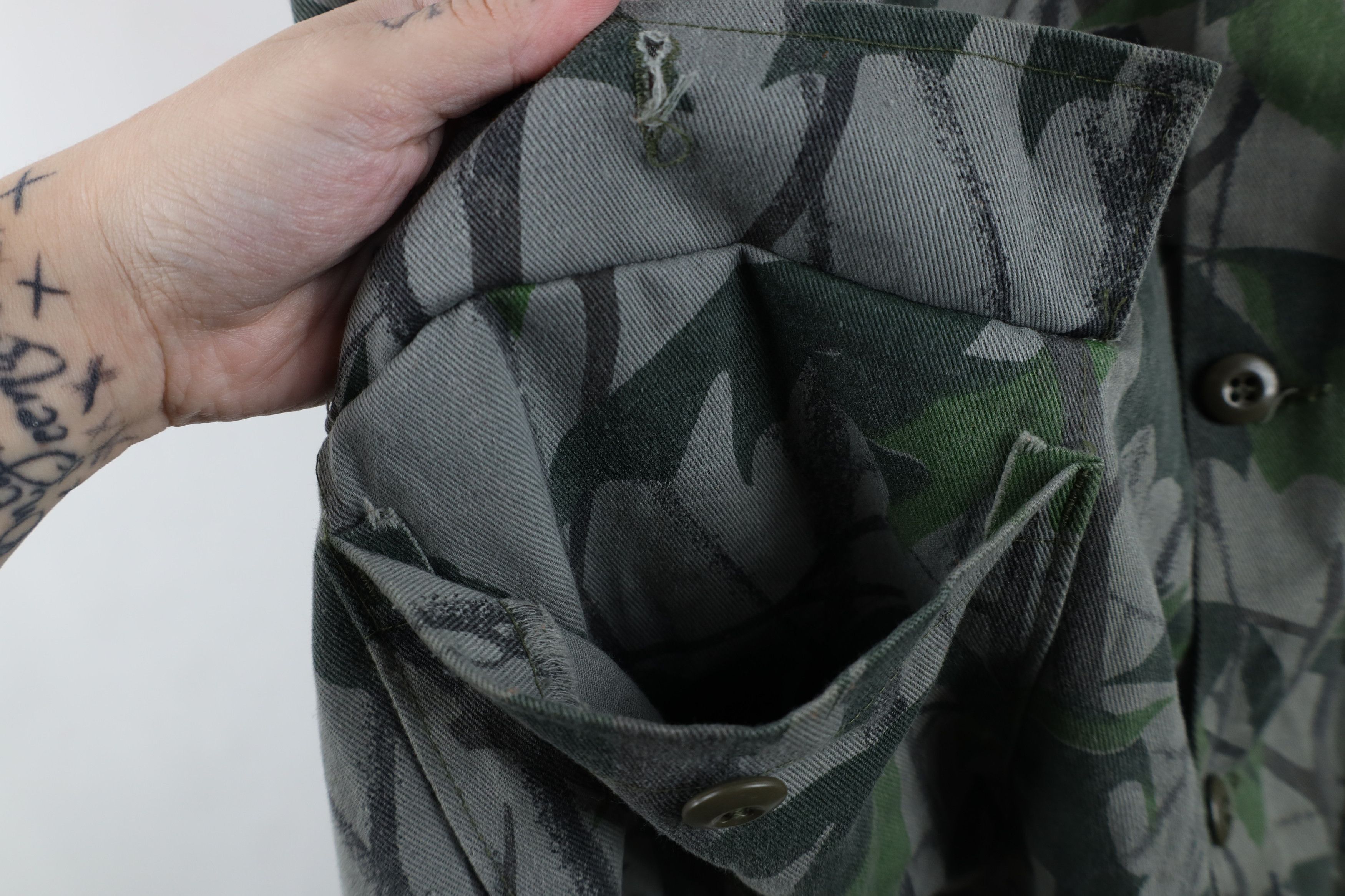 Vintage Vintage 80s 90s Streetwear Camouflage Field Shirt Jacket USA Size US XXL / EU 58 / 5 - 5 Thumbnail