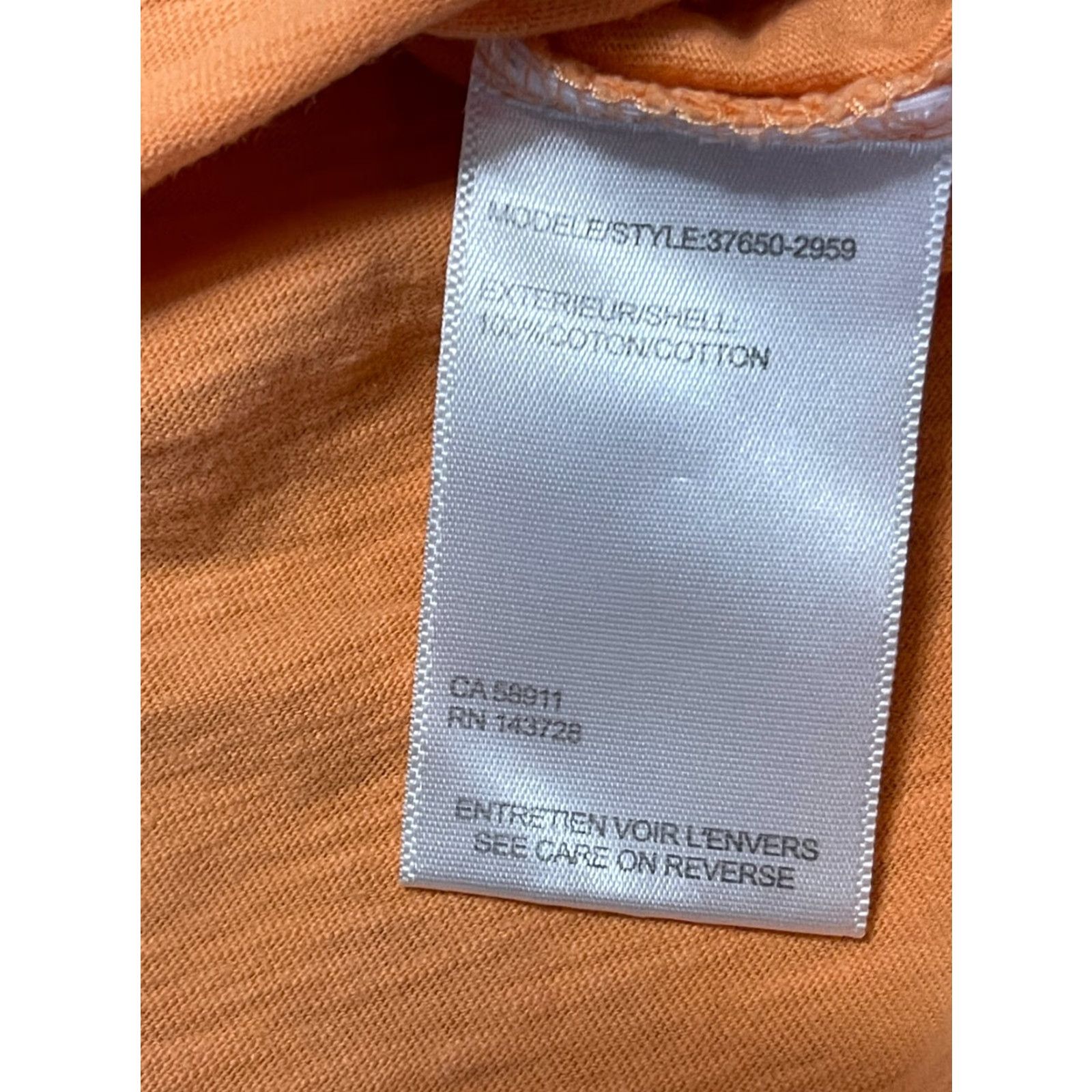 Vintage Tribal Shirt Women XL Orange Pineapple Print T-Shirt Short Sleeve Pullover Casual Basic Size XL / US 12-14 / IT 48-50 - 7 Thumbnail