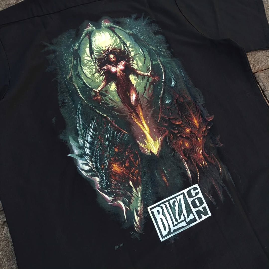 Anime Blizzard Blizzcon Redkap Crew Staff Shirt Size US XL / EU 56 / 4 - 2 Thumbnail