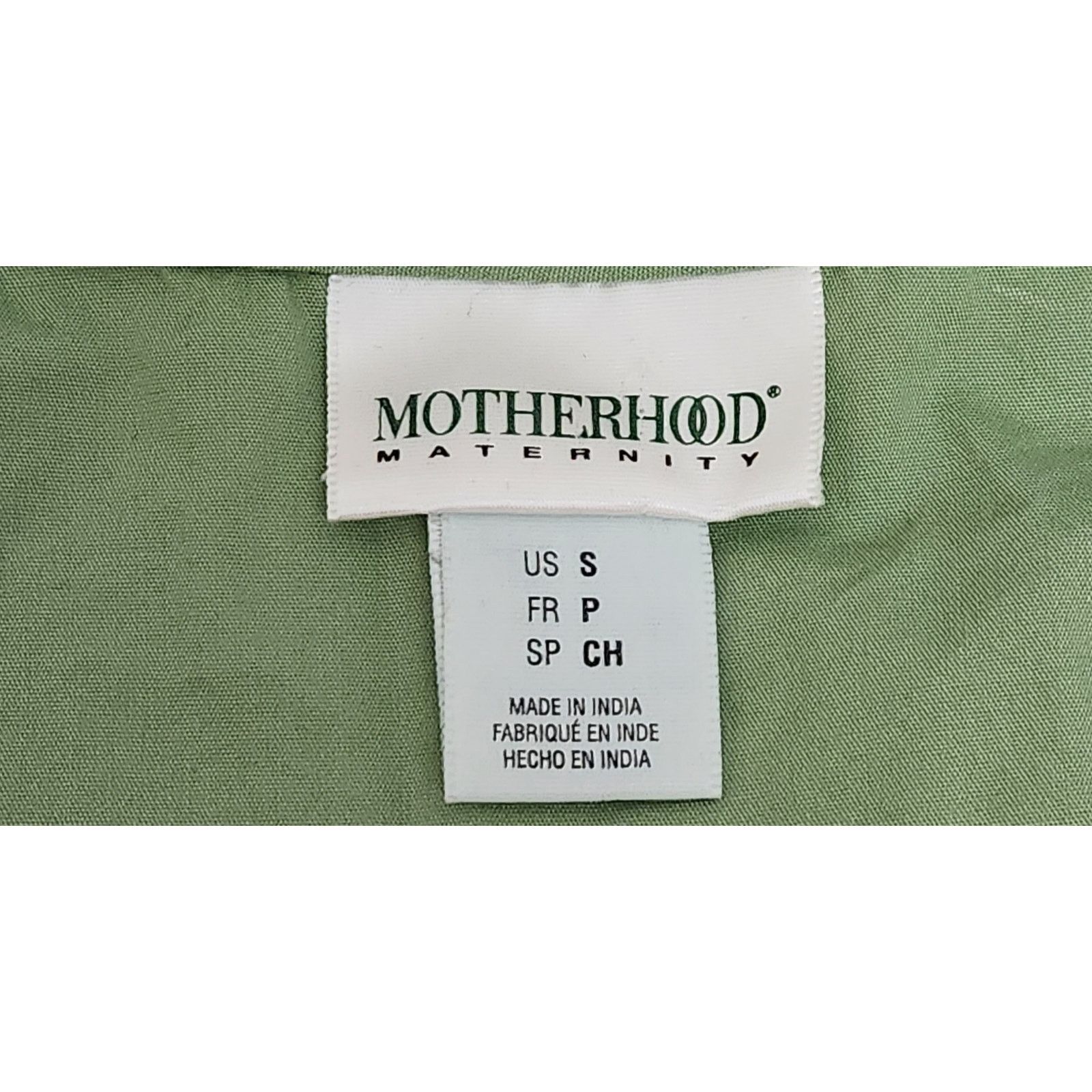 Other Motherhood Maternity Green Ruffled V Neck Top Small Size S / US 4 / IT 40 - 4 Thumbnail