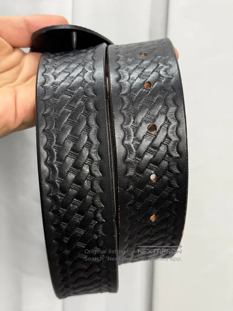 Number (N)ine Number (N)ine Star Woven Leather Belt Size ONE SIZE - 4 Thumbnail