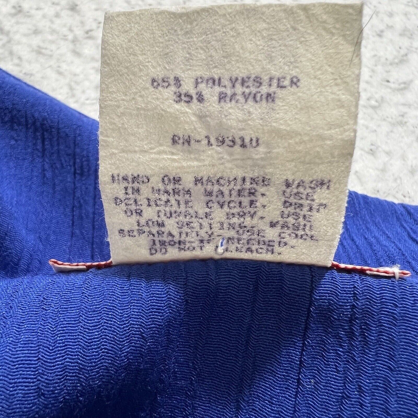 Vintage Vintage GW Originals 40 Open Front Blazer Blue Pockets USA Size M / US 6-8 / IT 42-44 - 4 Thumbnail