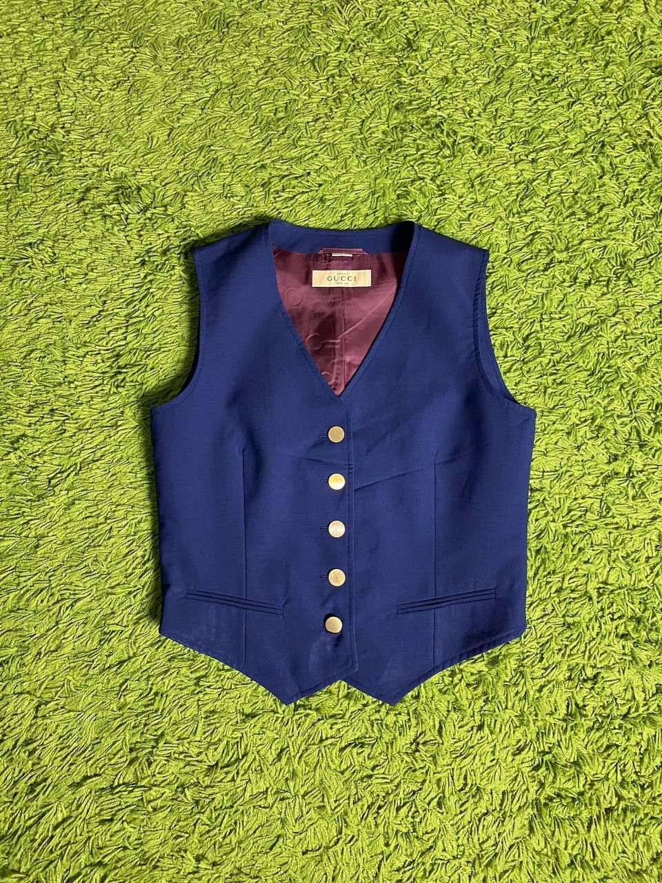 Gucci Gucci Uniform Classic Wool Buttons Suit Vest Grailed