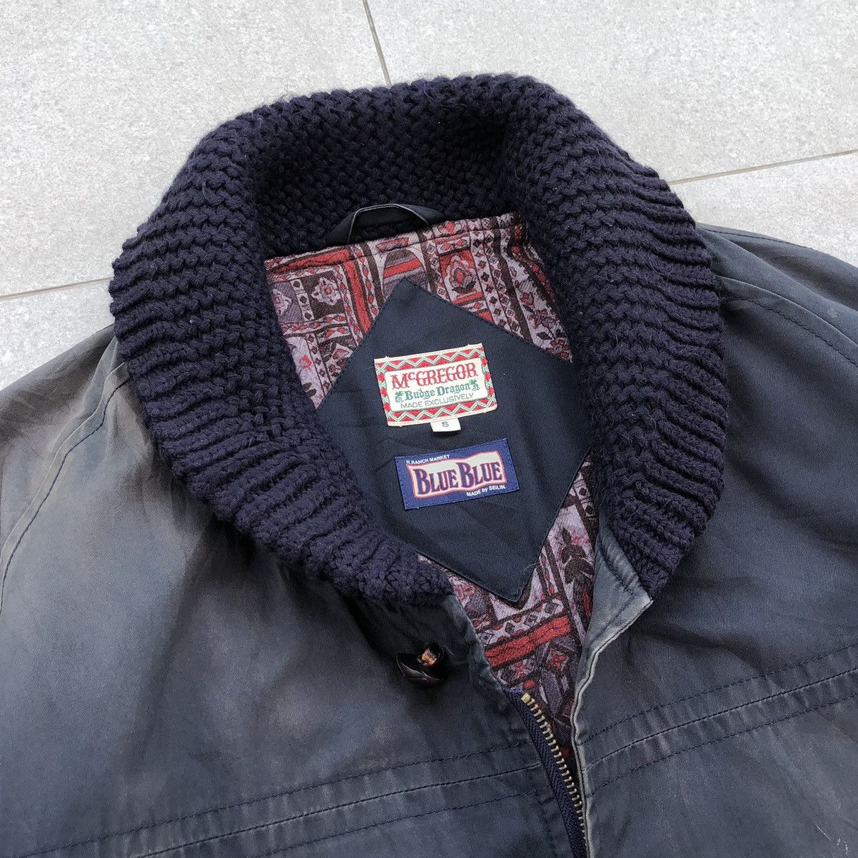 Blue Blue Japan McGREGOR×BLUE BLUE Hollywood Ranch Market Shawl Collar Coat Size US S / EU 44-46 / 1 - 19 Thumbnail