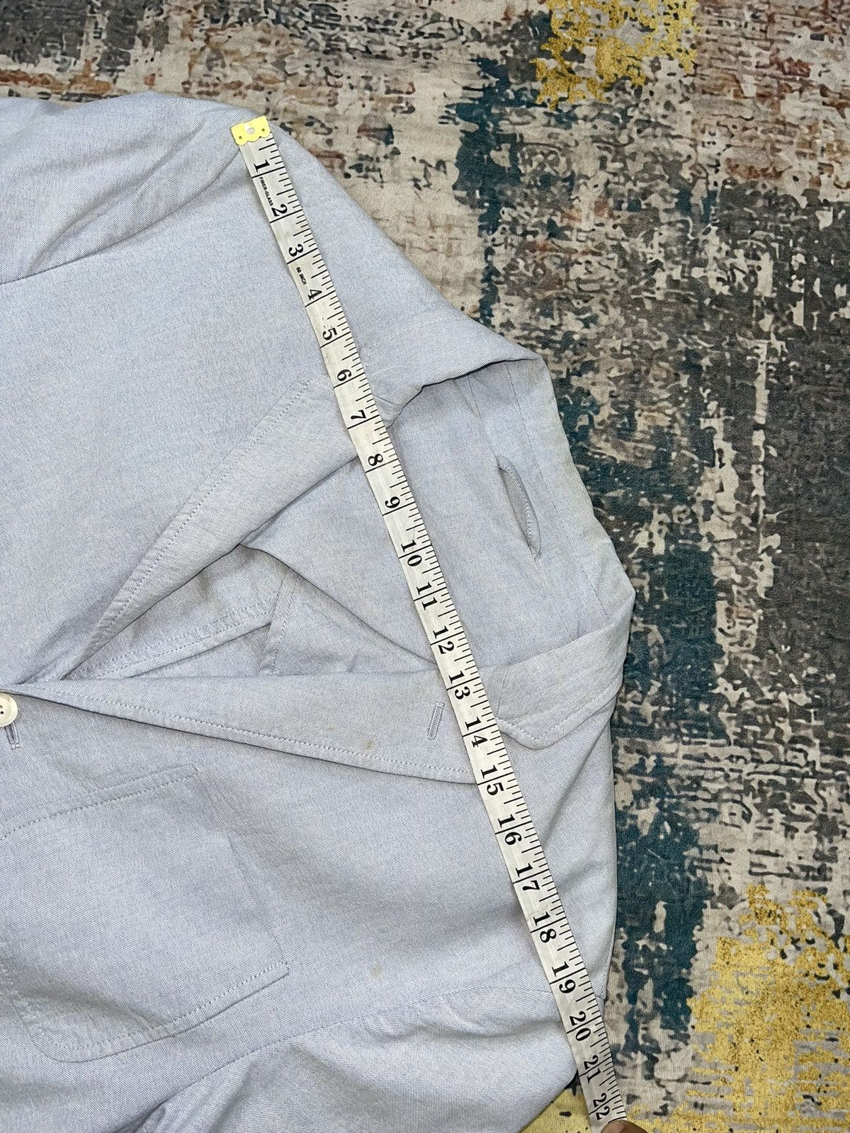 Polo Ralph Lauren Vtg Polo Ralph Lauren Checked Trim Single Breasted Blazers Size 44R - 14 Thumbnail