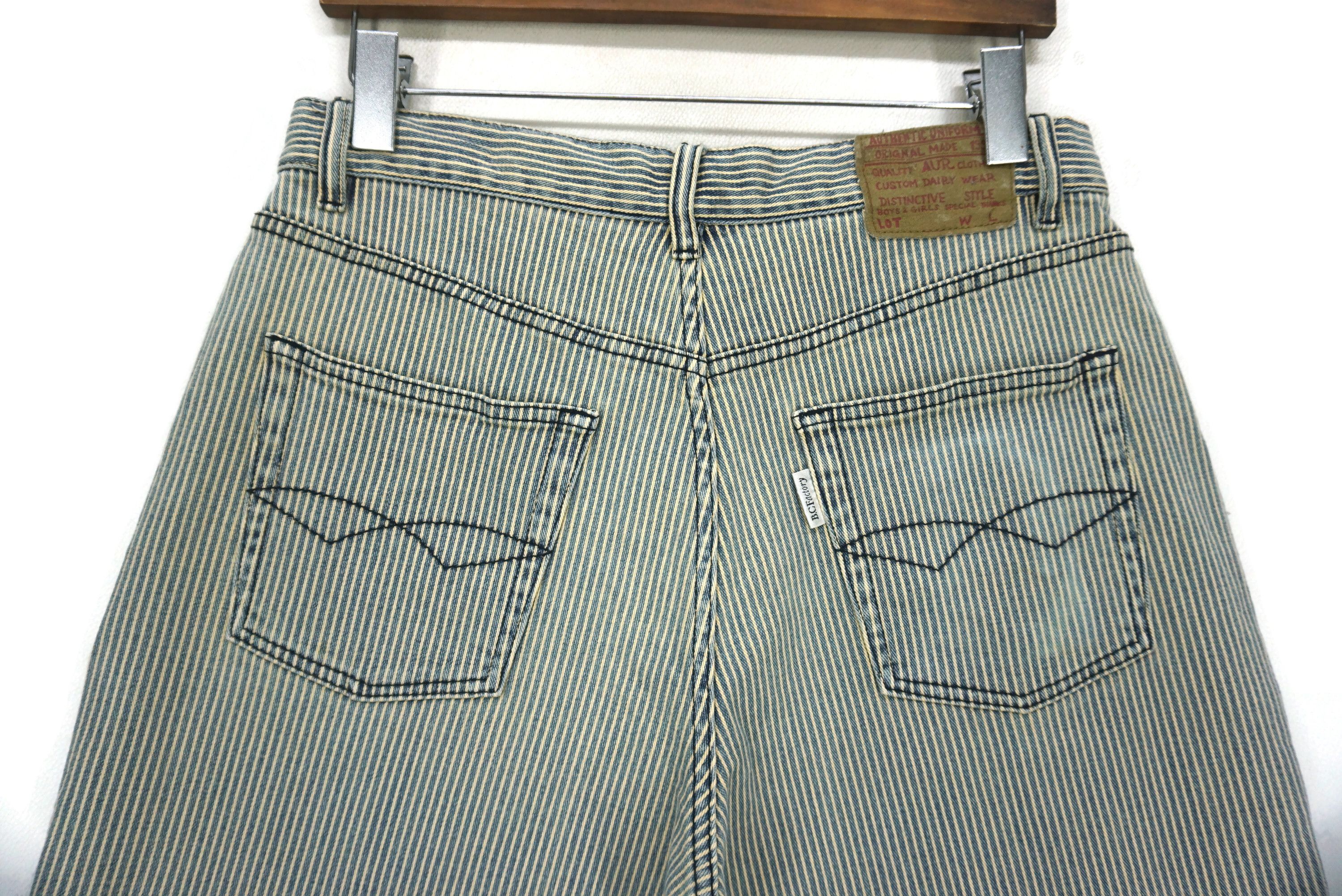 Japanese Brand BC Factory Jeans Size W33xL33 Hickory Dungarees Denim Size US 32 / EU 48 - 7 Thumbnail
