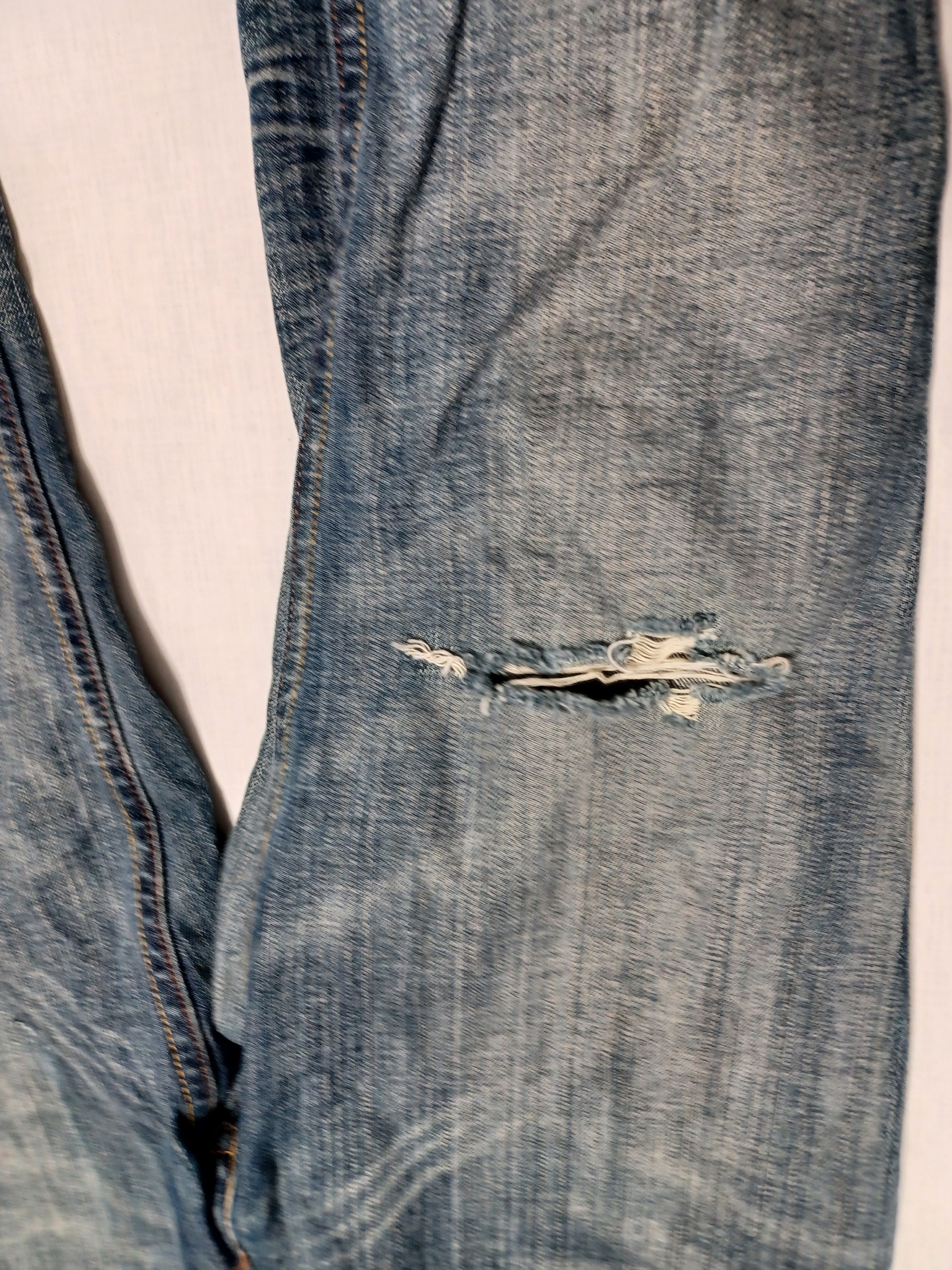 Levi's Vintage Clothing Distressed vintage Levis 511 jeans slim Size US 34 / EU 50 - 3 Thumbnail