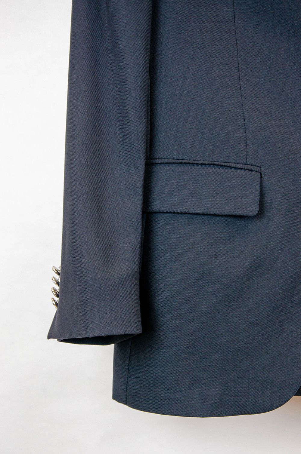 Valentino Valentino Uomo Navy Wool Blazer - Size 38R Size 38R - 3 Thumbnail