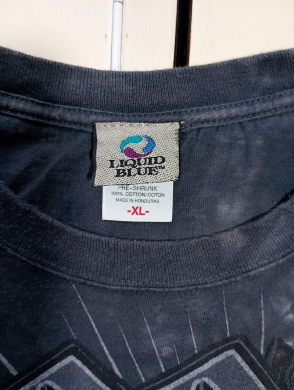 AC/DC × Band Tees × Liquid Blue Liquid Blue Black Shadow AC/DC Black Ice Tie-Dye T-Shirt Size US XL / EU 56 / 4 - 9 Thumbnail