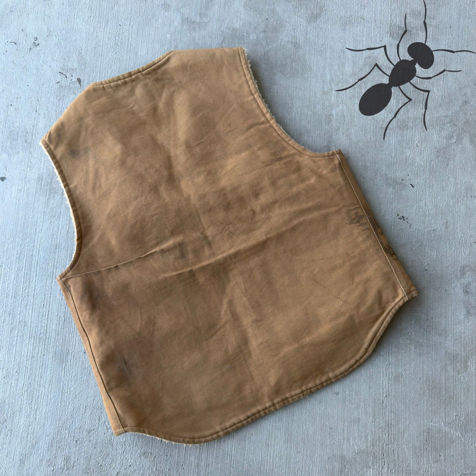 Carhartt × Vintage Carhartt brown Sherpa work wear vest Size US S / EU 44-46 / 1 - 3 Thumbnail