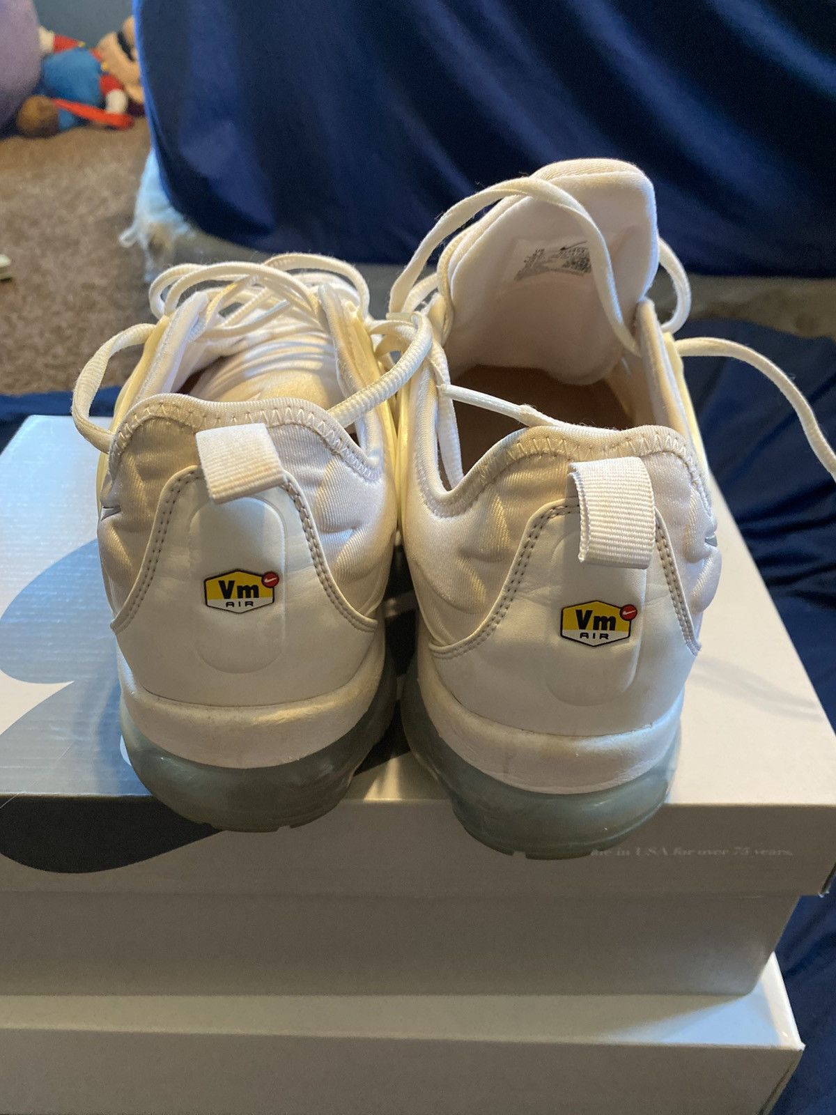 Nike Nike Vapormax Plus White Size US 9.5 / EU 42-43 - 5 Thumbnail