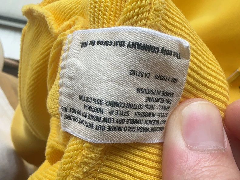 Helmut Lang HELMUT LANG Yellow hoodie Size XL / US 12-14 / IT 48-50 - 6 Thumbnail