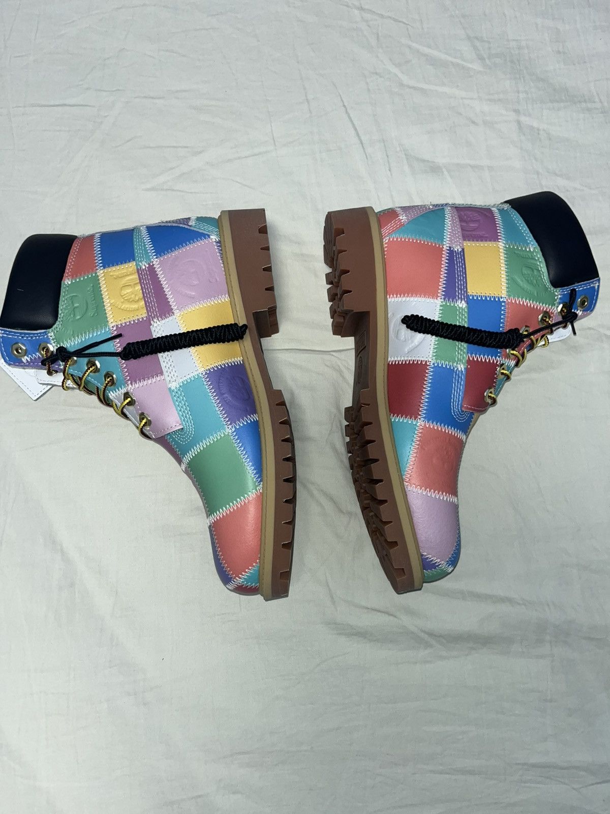Supreme × Timberland Timberland X Supreme FW25 Multicolor Patchwork Boots Size US 9.5 / EU 42-43 - 5 Thumbnail