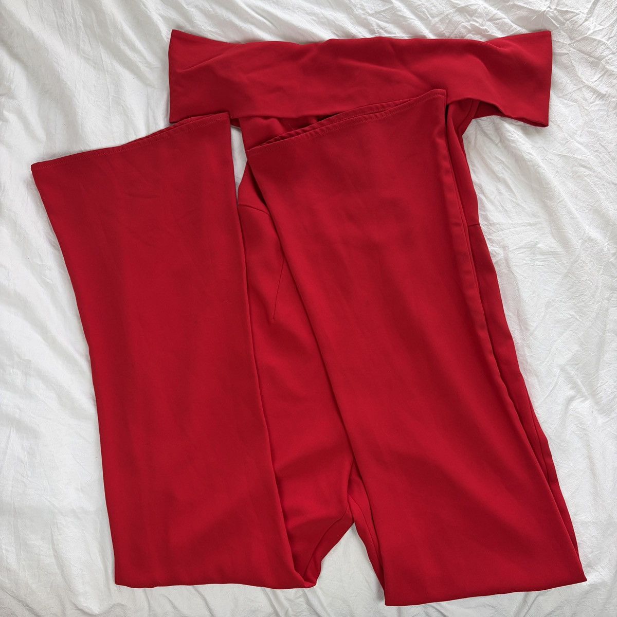 superdown Superdown red off the shoulder pantsuit Size XXS / US 00 / IT 34 - 1 Thumbnail